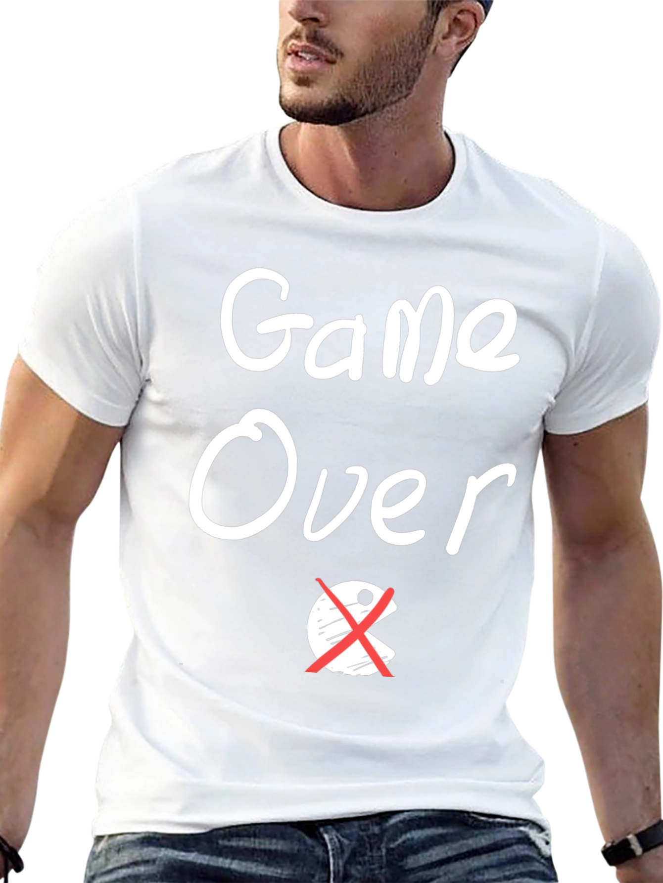 Game Over Pacman T-Shirt - Gamer Style!
