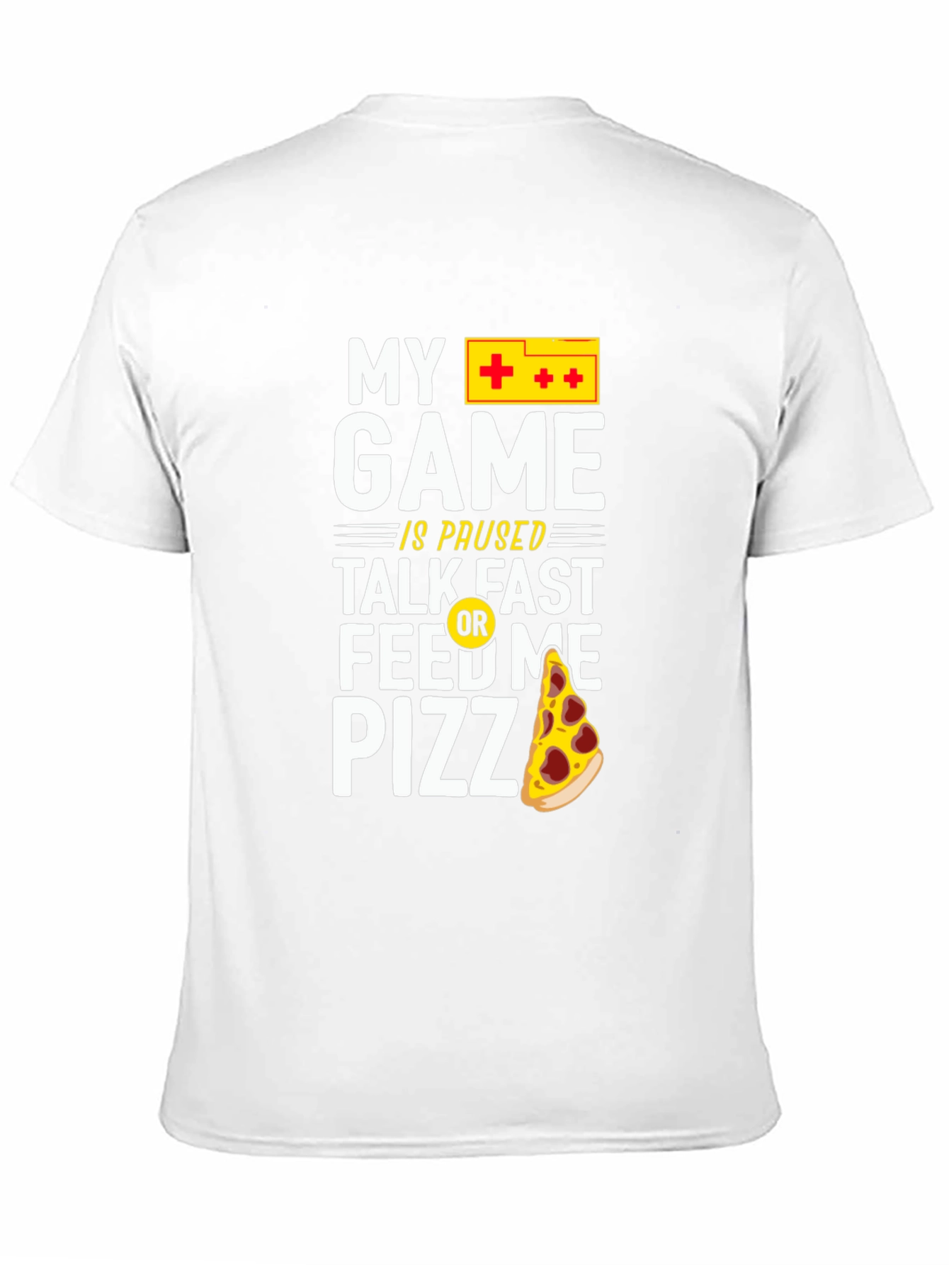 My Game Is Paused Pizza Gamer T-Shirt