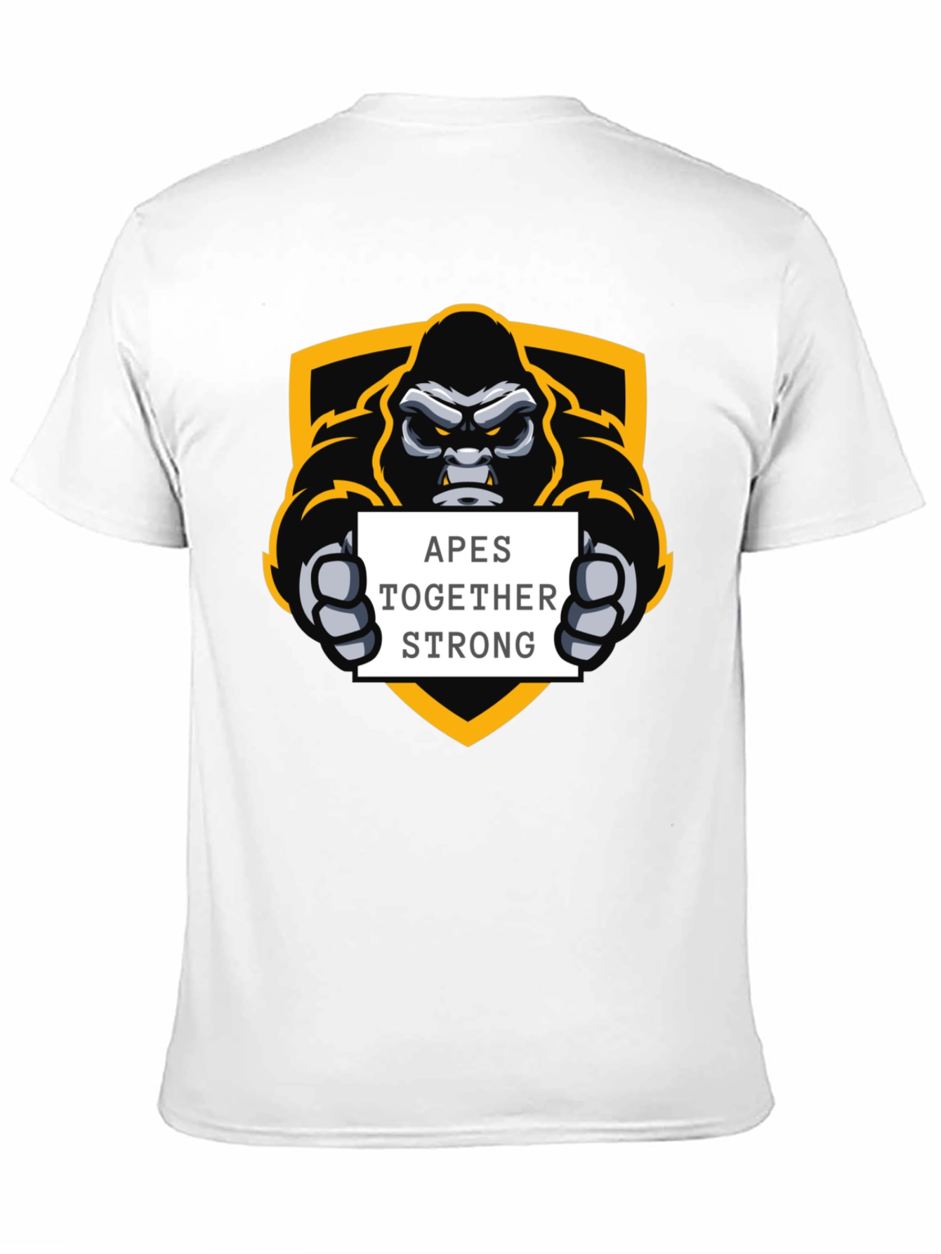 Apes Together Strong Black Graphic Tee