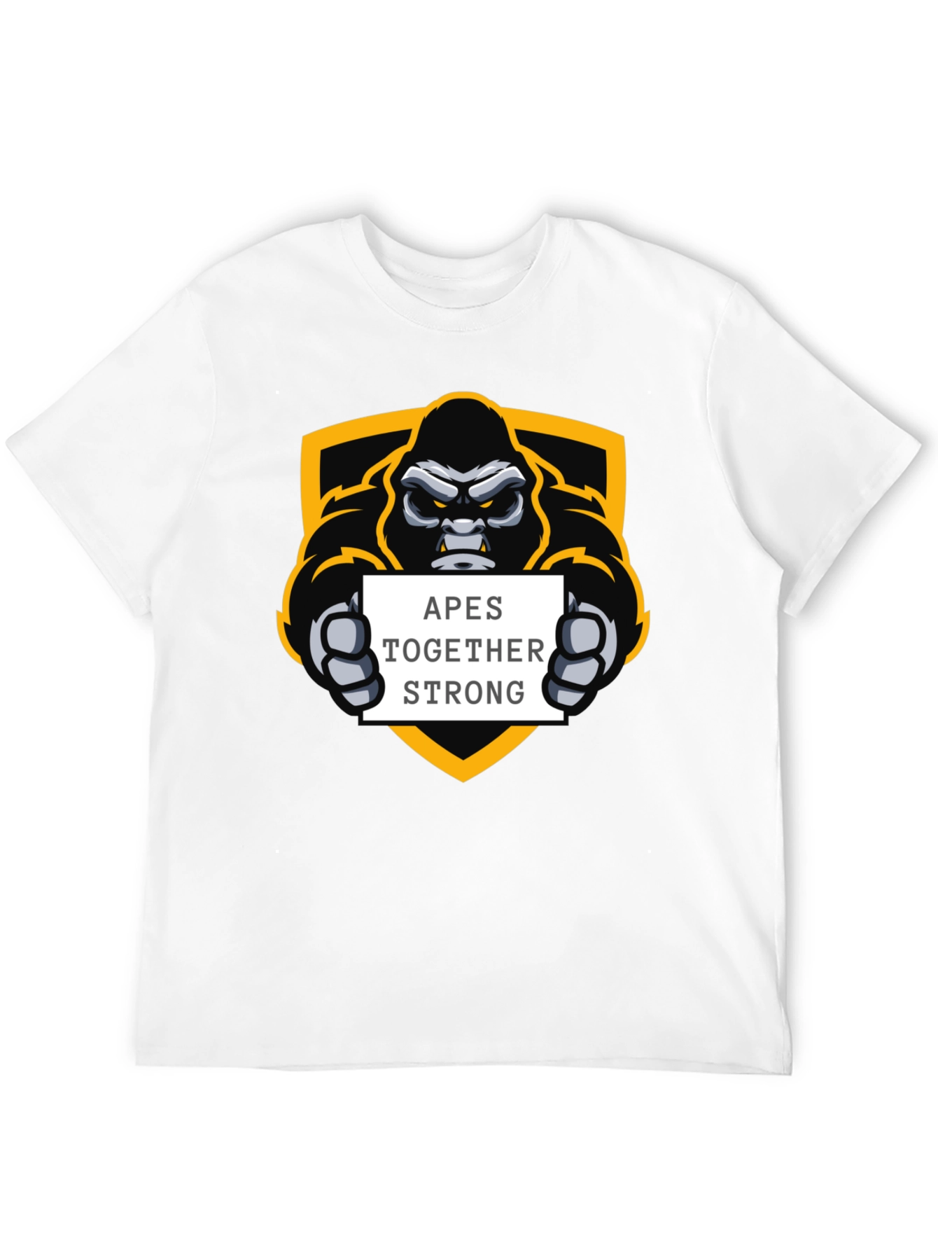 Apes Together Strong Black Graphic Tee