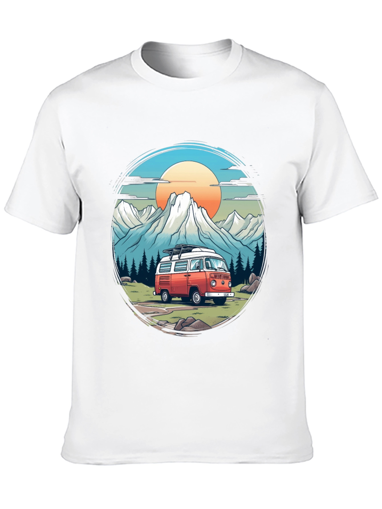 Retro Camper Van Adventure T-Shirt