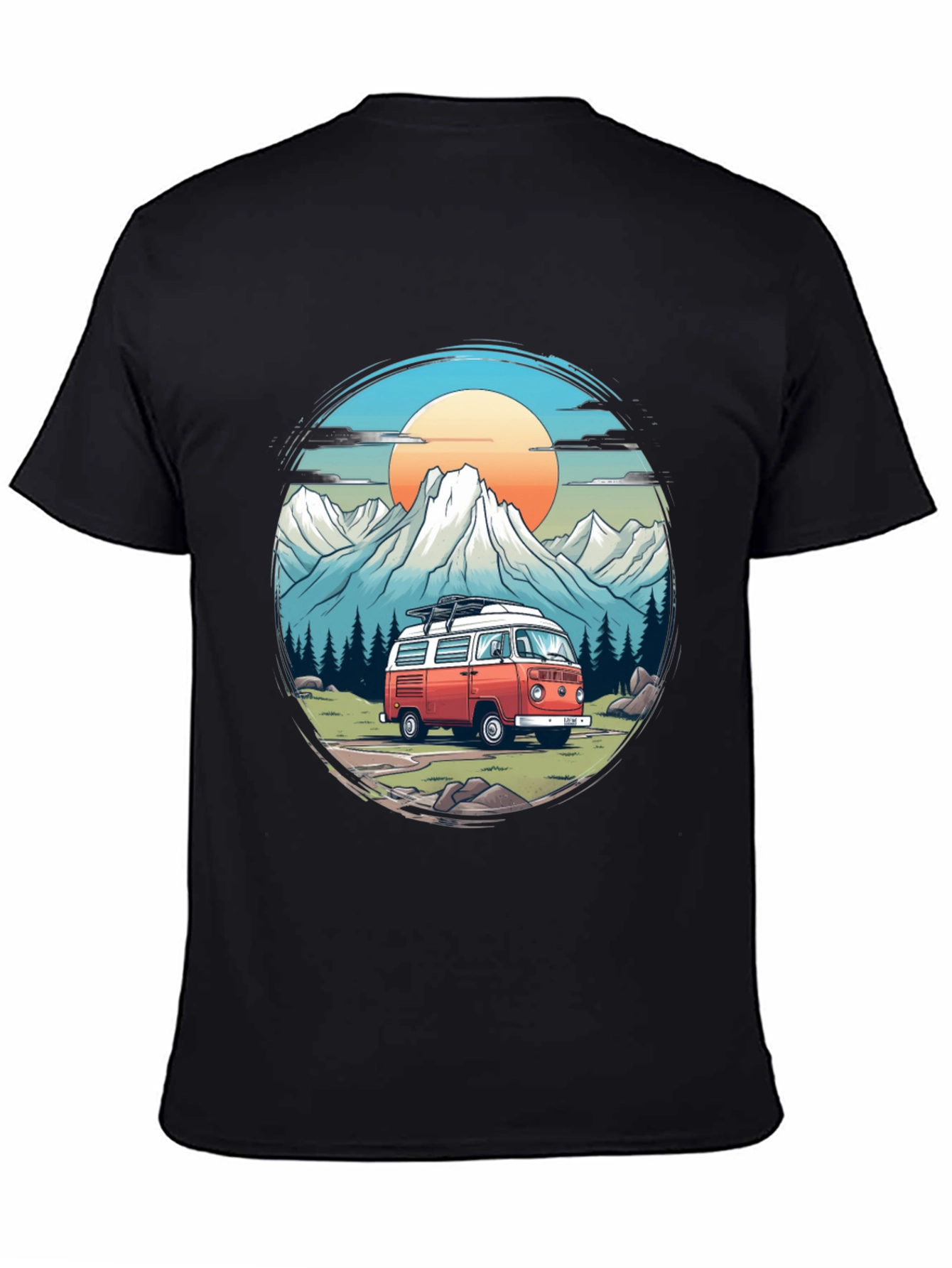Retro Camper Van Adventure T-Shirt