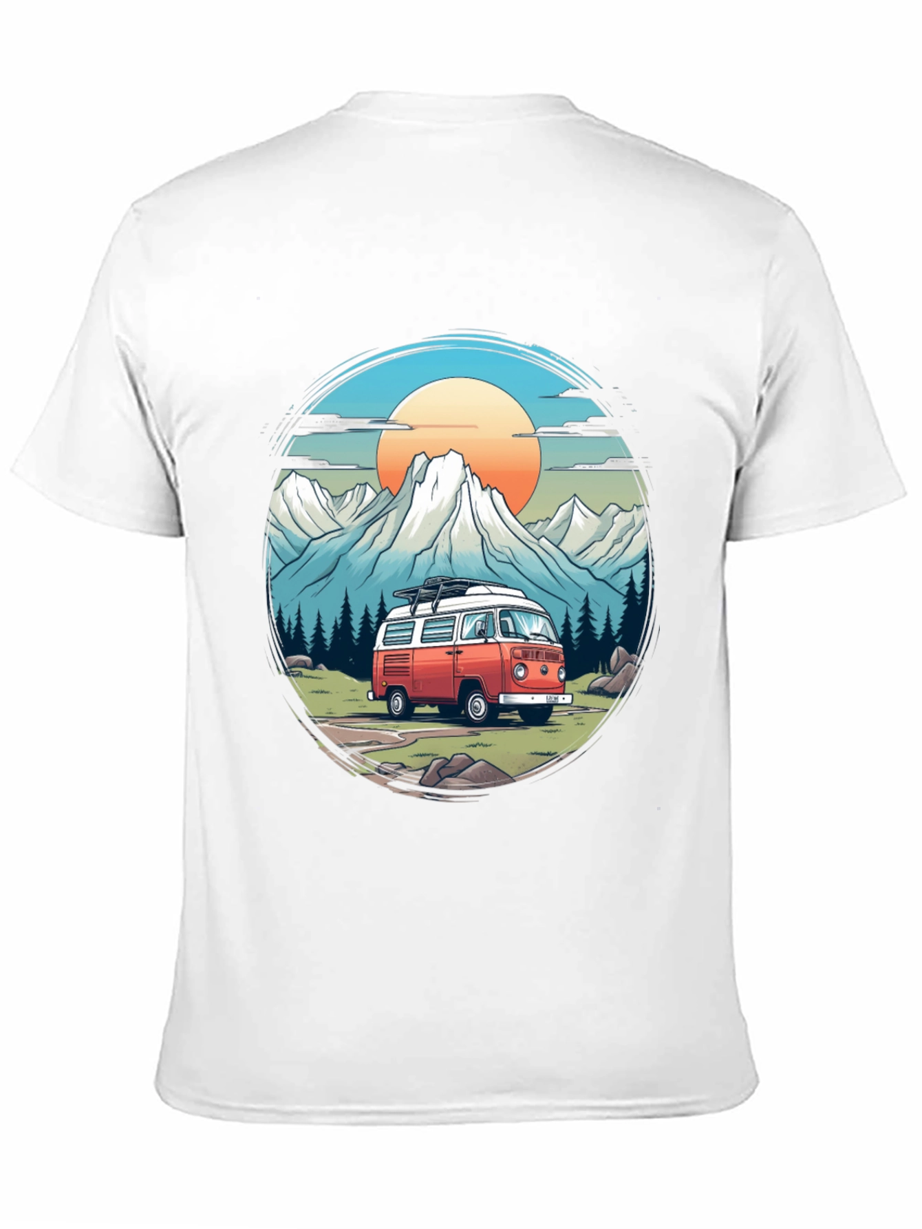 Retro Camper Van Adventure T-Shirt