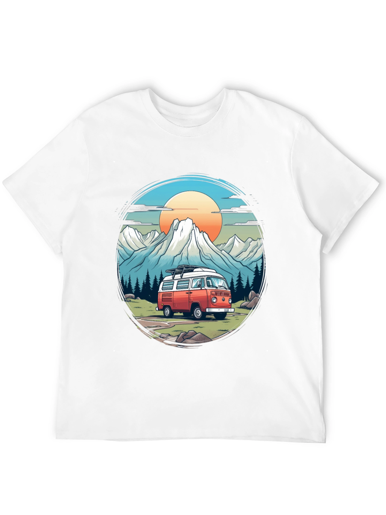 Retro Camper Van Adventure T-Shirt