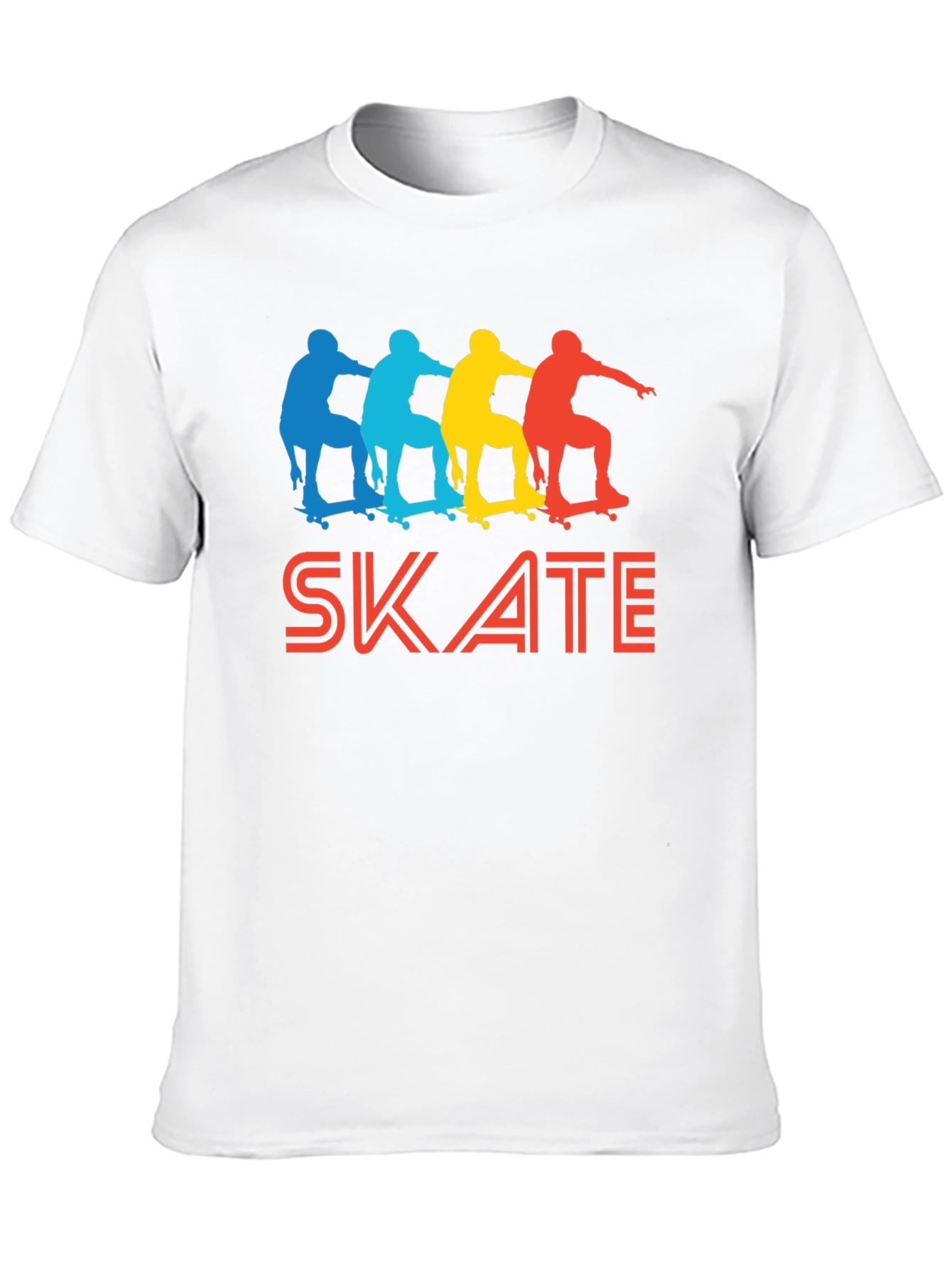 Retro Skate T-Shirt - Skateboarder Apparel