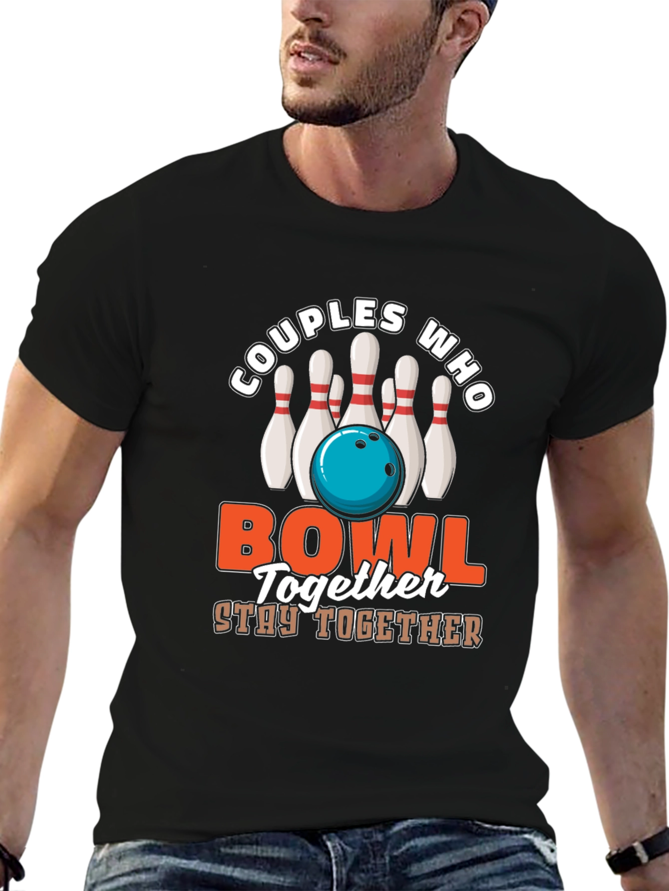 Couples Who Bowl Together T-Shirt