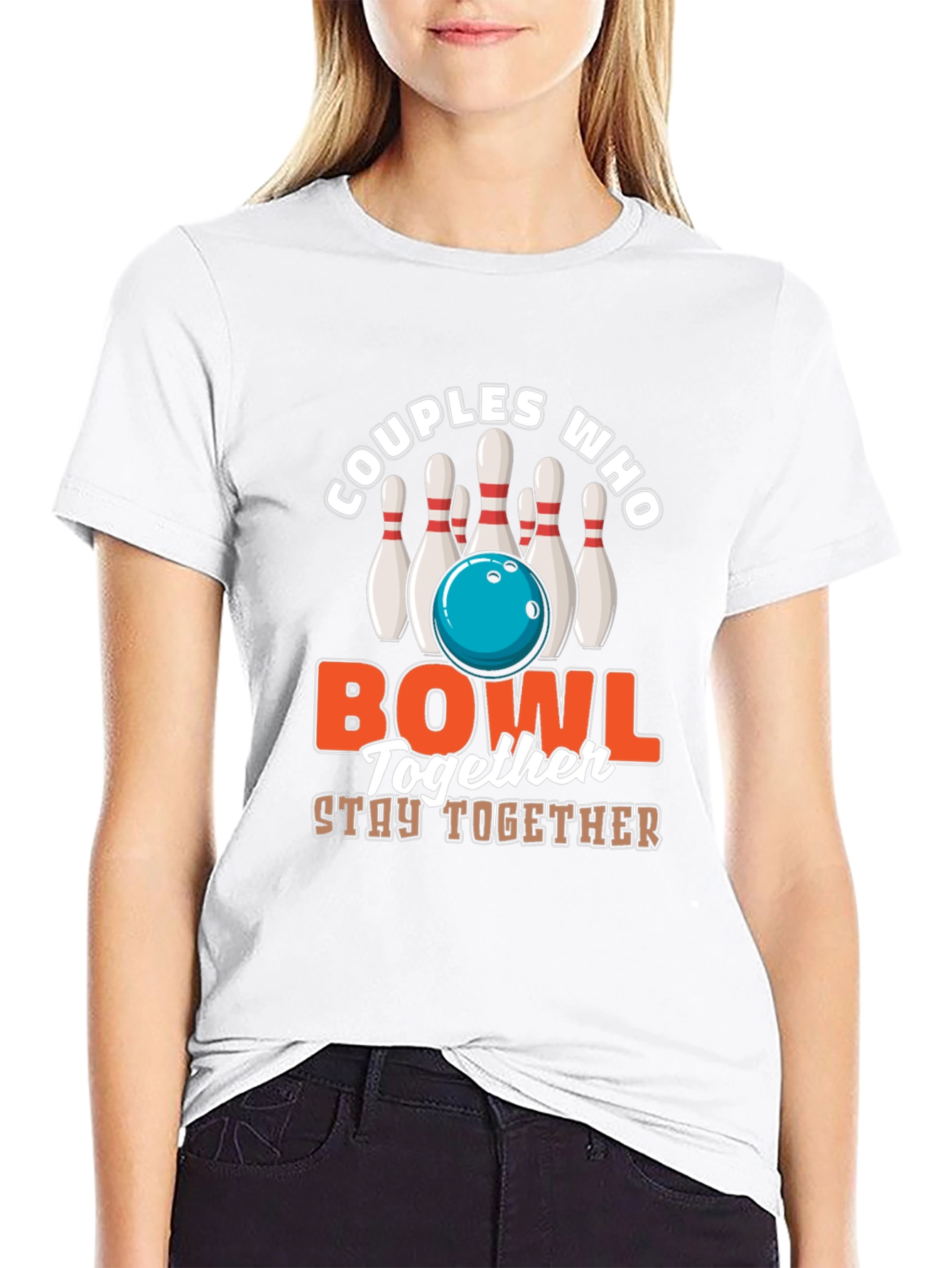 Couples Who Bowl Together T-Shirt