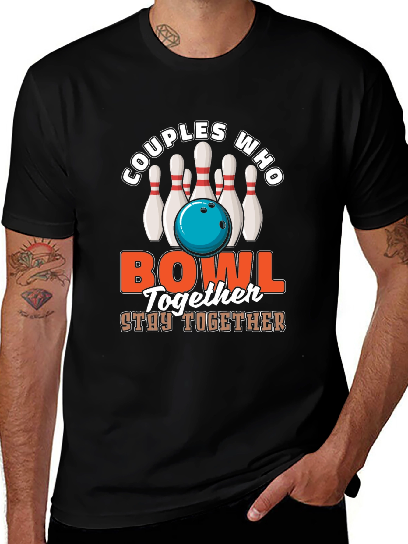 Couples Who Bowl Together T-Shirt