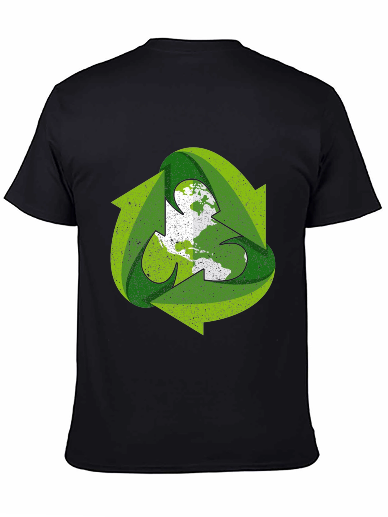 Eco-Friendly Earth Recycle Symbol T-Shirt