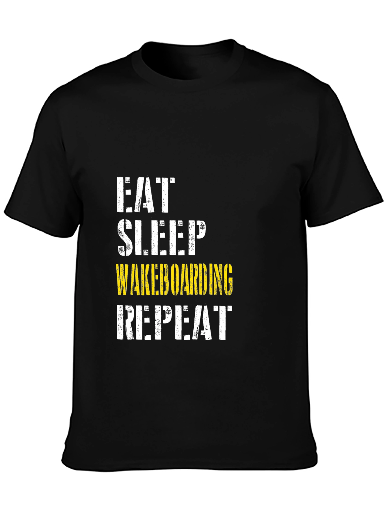 Eat Sleep Wakeboarding Repeat Graphic Tee