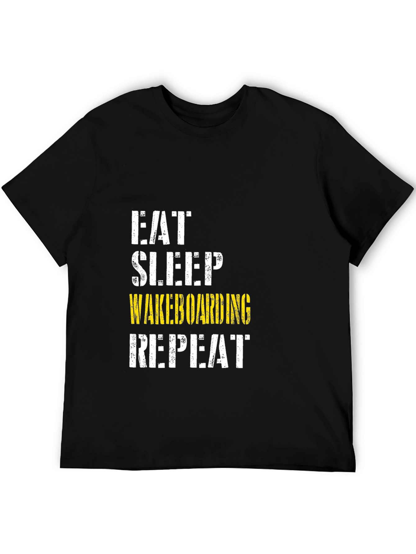 Eat Sleep Wakeboarding Repeat Graphic Tee
