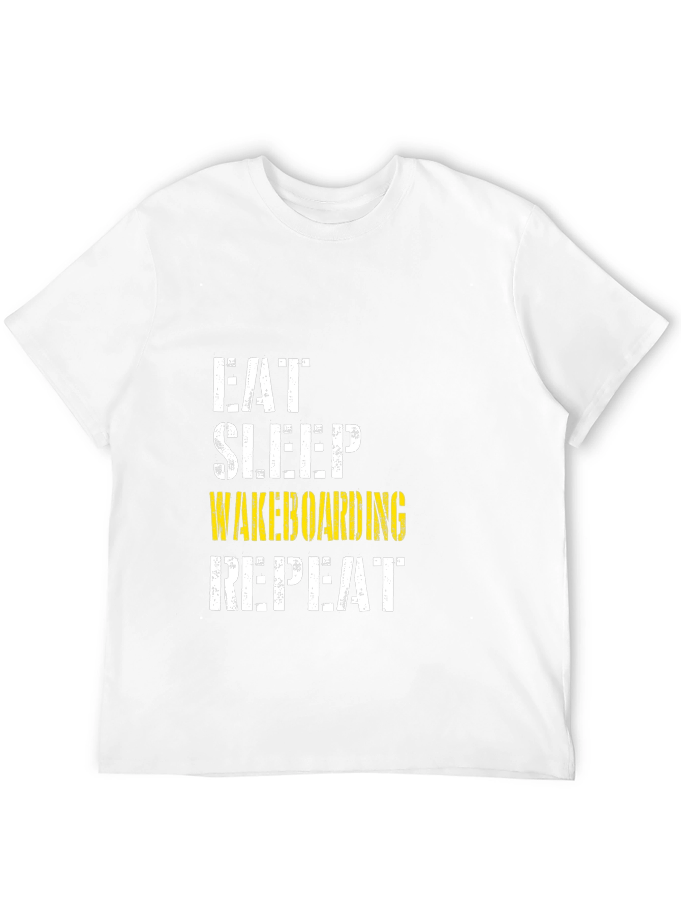 Eat Sleep Wakeboarding Repeat Graphic Tee