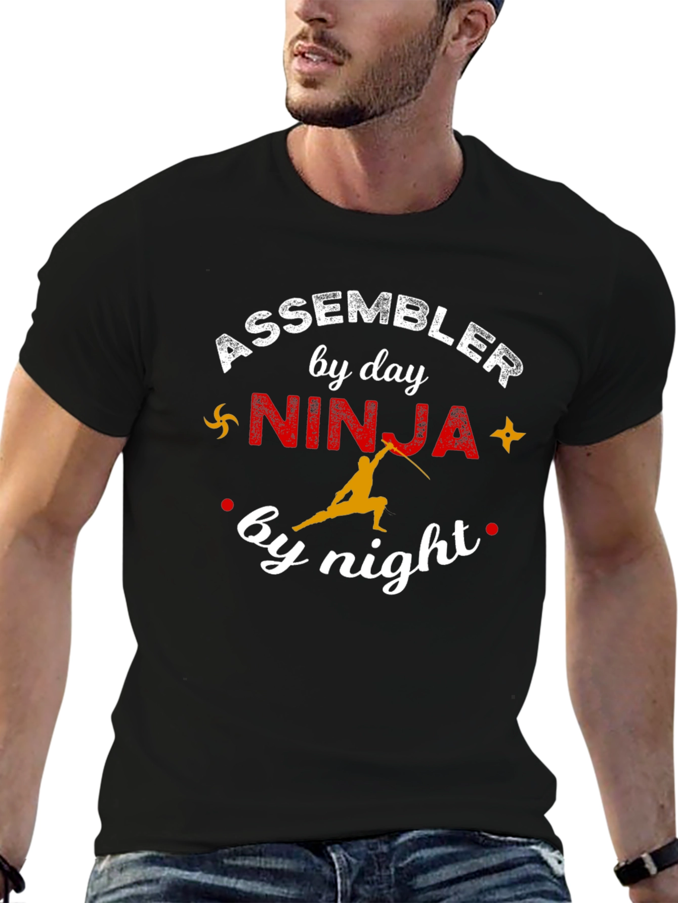 Assembler by Day Ninja by Night Graphic Tee