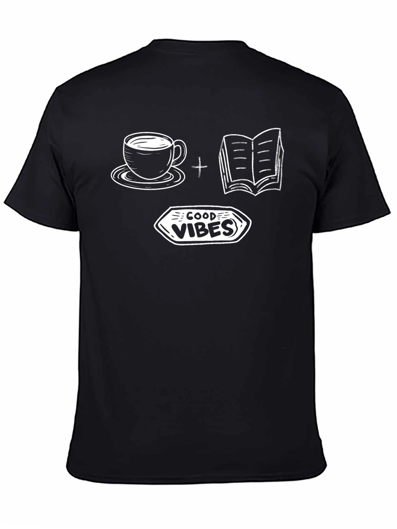 Good Vibes Coffee & Books Graphic Tee