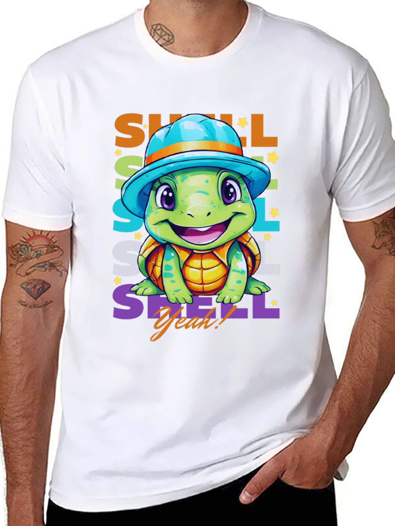 Cute Turtle T-Shirt - Shell Yeah!