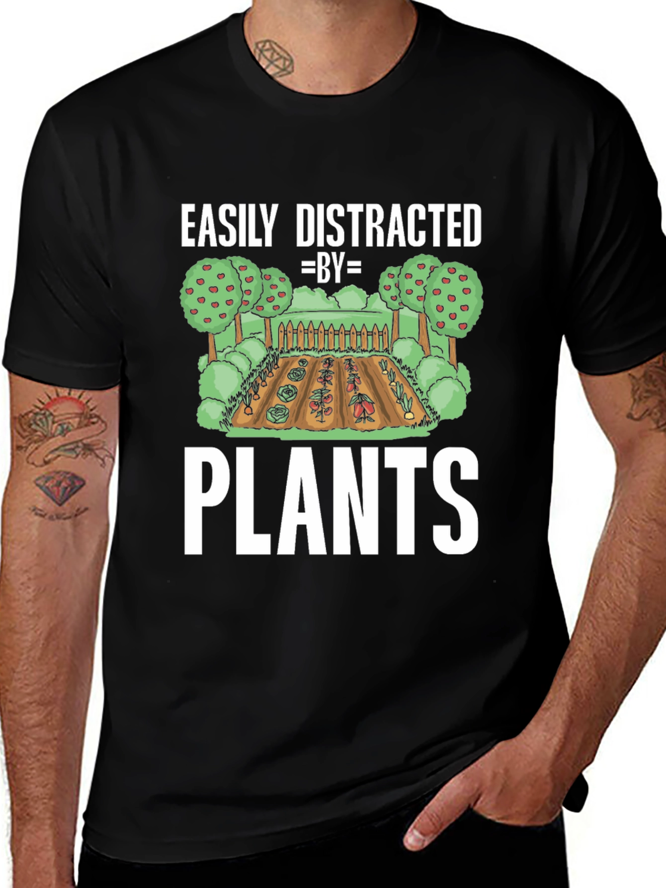 Easily Distracted By Plants Graphic Tee