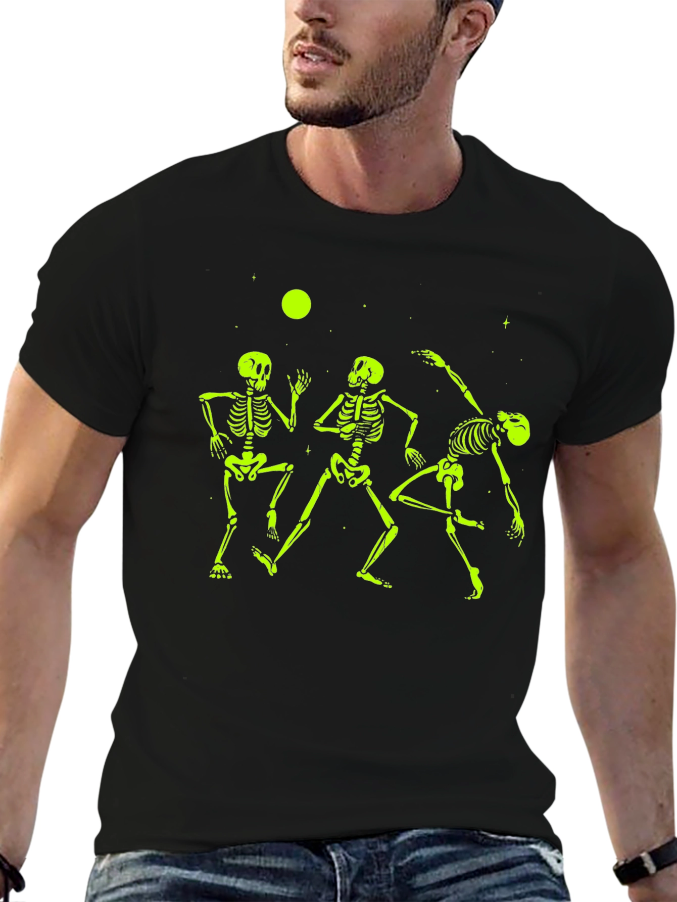 Dancing Skeletons Graphic T-Shirt