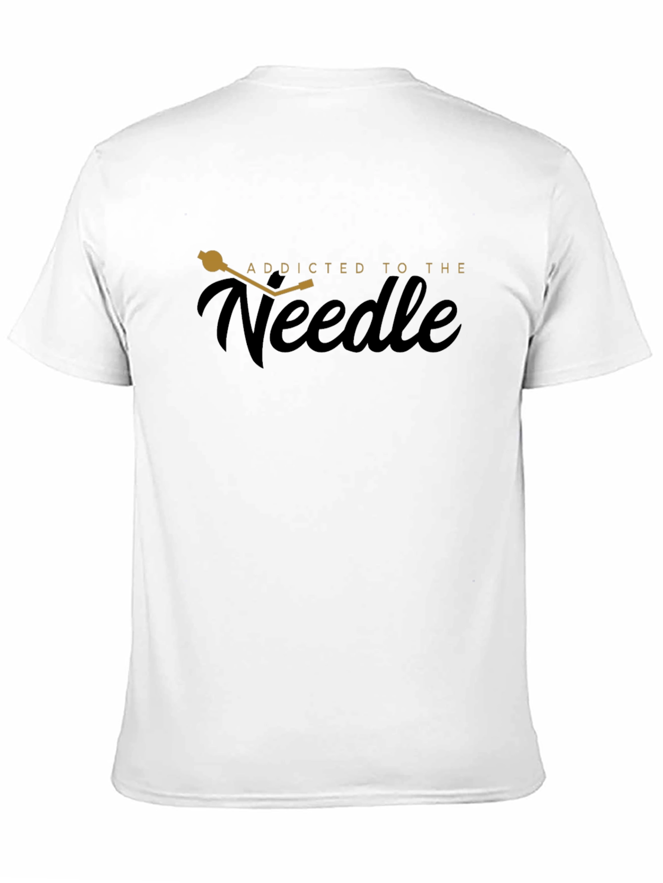 Addicted to the Needle Black T-Shirt