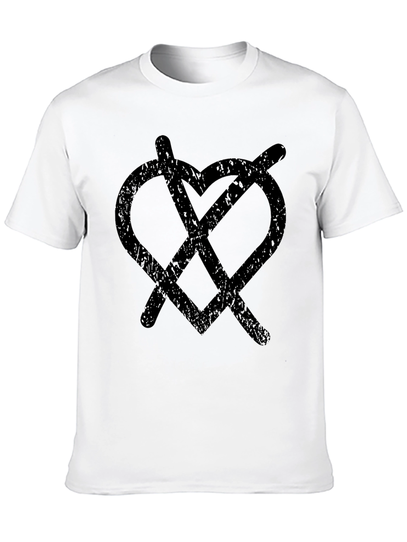 Grunge Heartless Graphic Tee