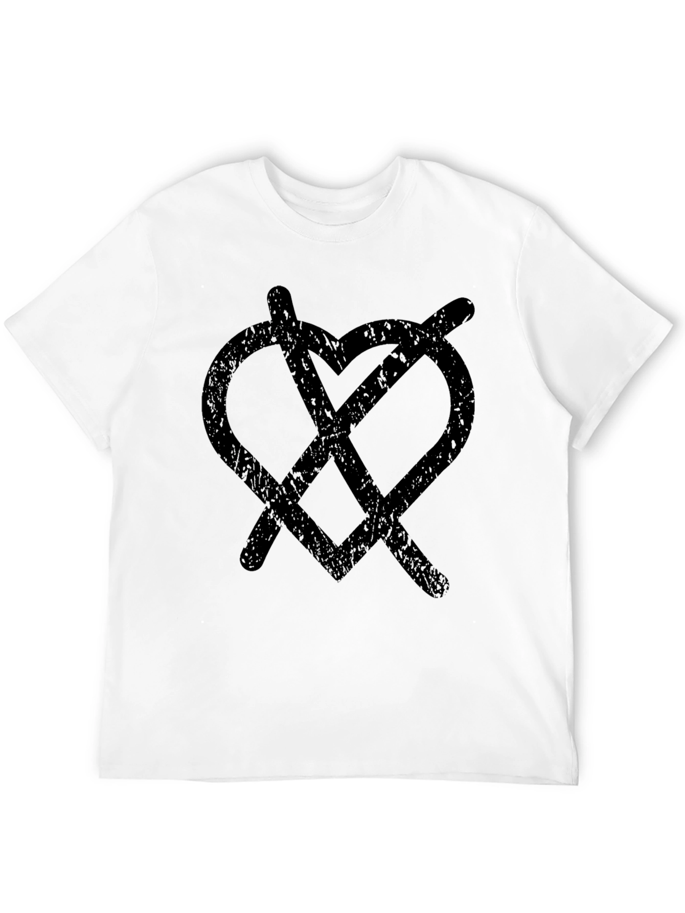 Grunge Heartless Graphic Tee