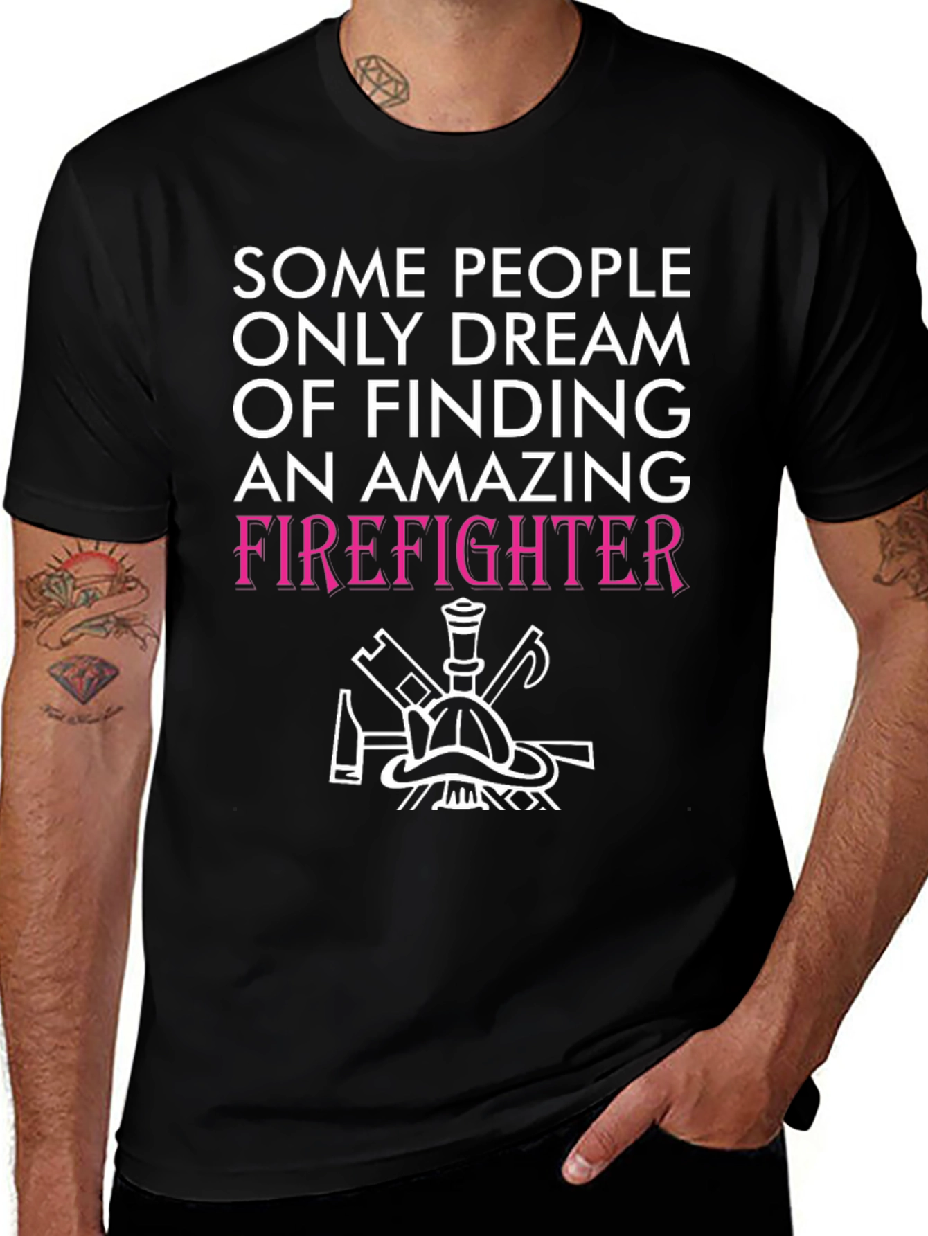 Amazing Firefighter Graphic Tee