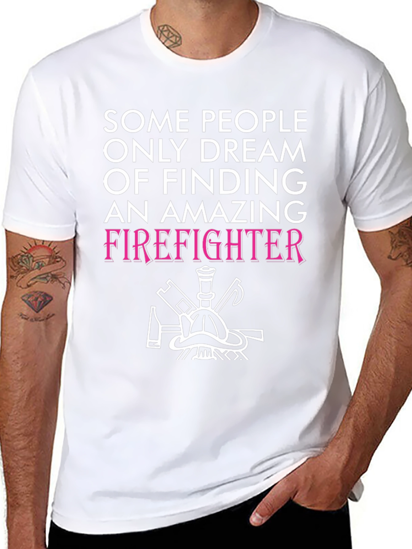 Amazing Firefighter Graphic Tee