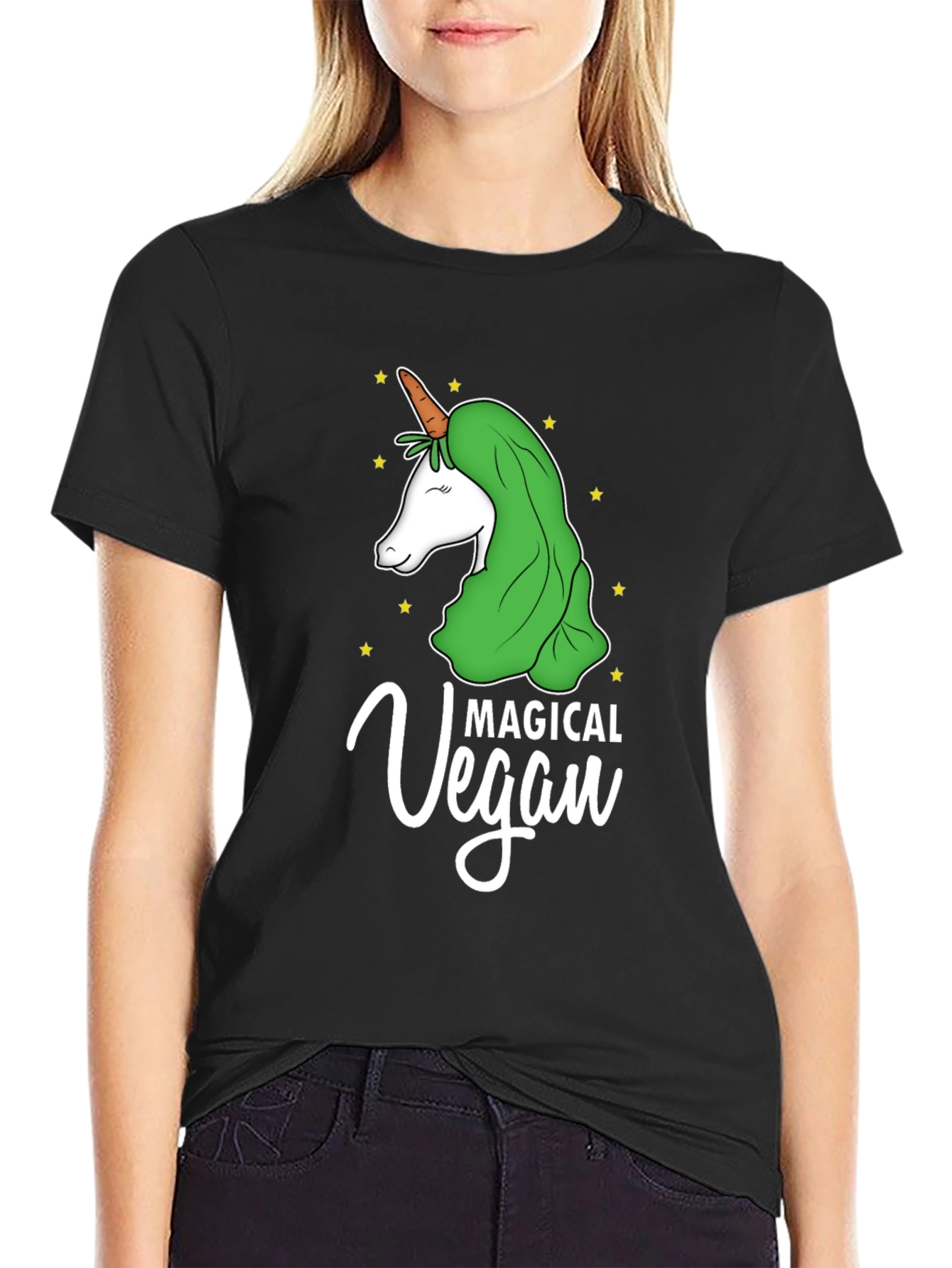Magical Vegan Unicorn Graphic Tee