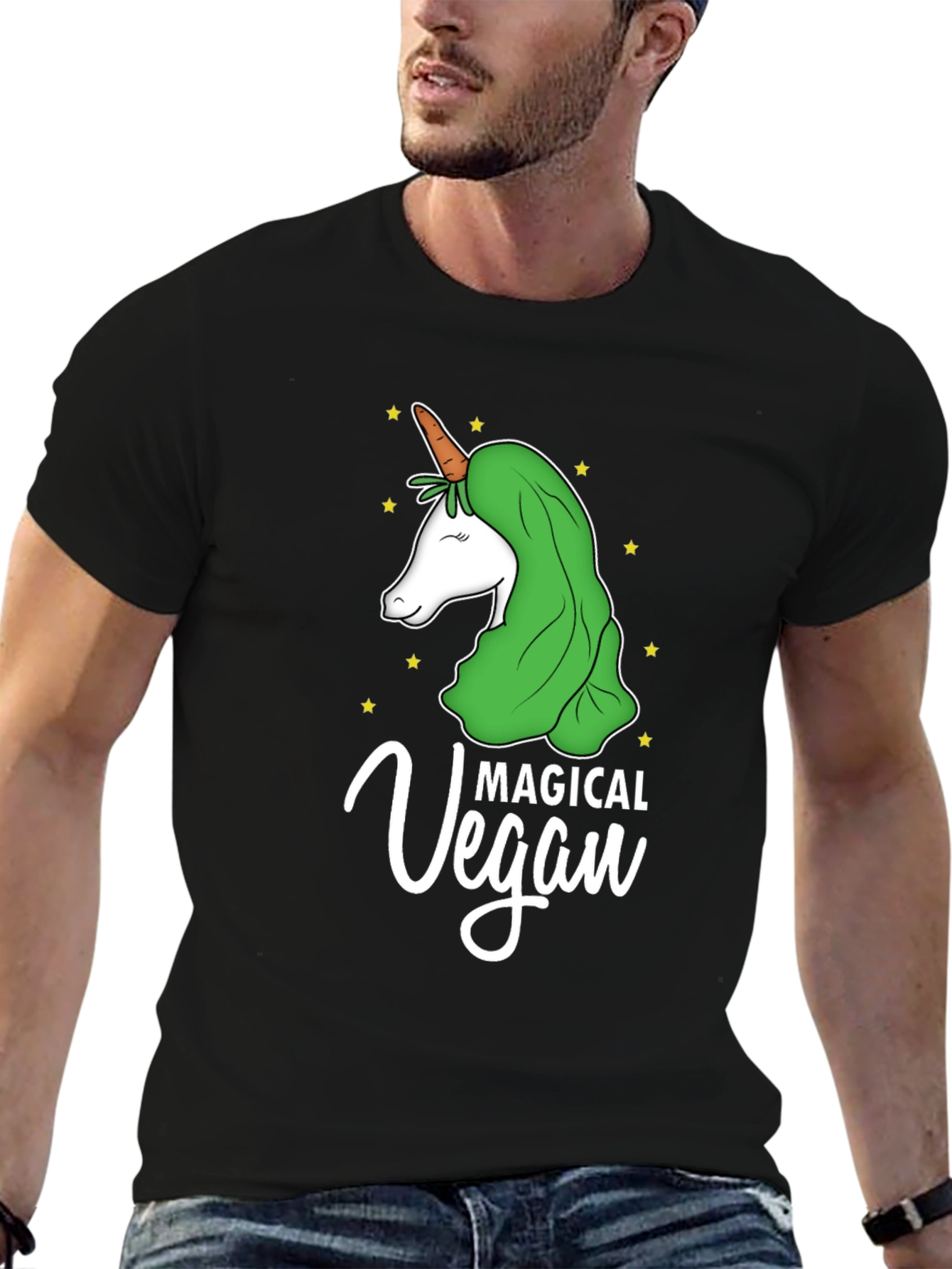 Magical Vegan Unicorn Graphic Tee