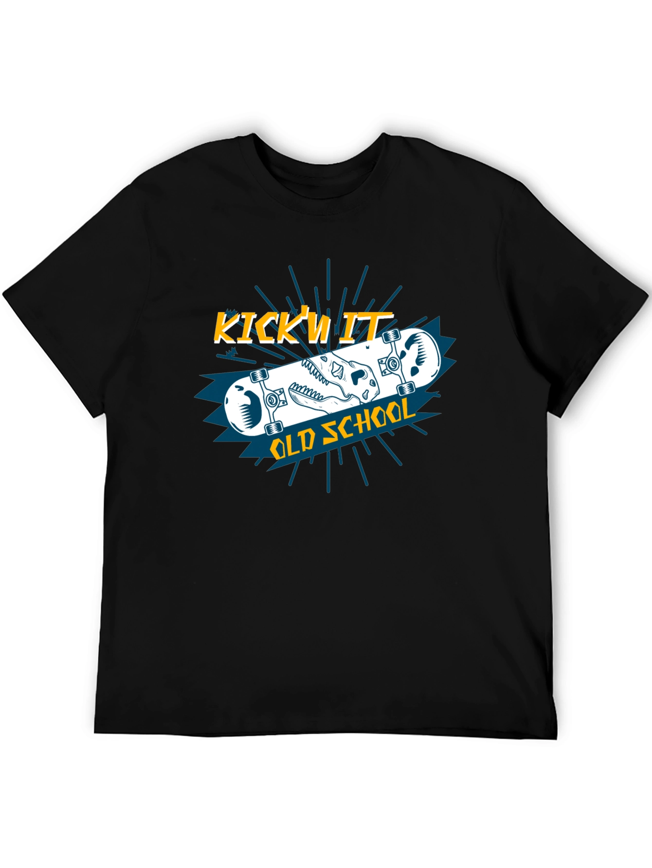 Kickn It Old School Graphic Tee