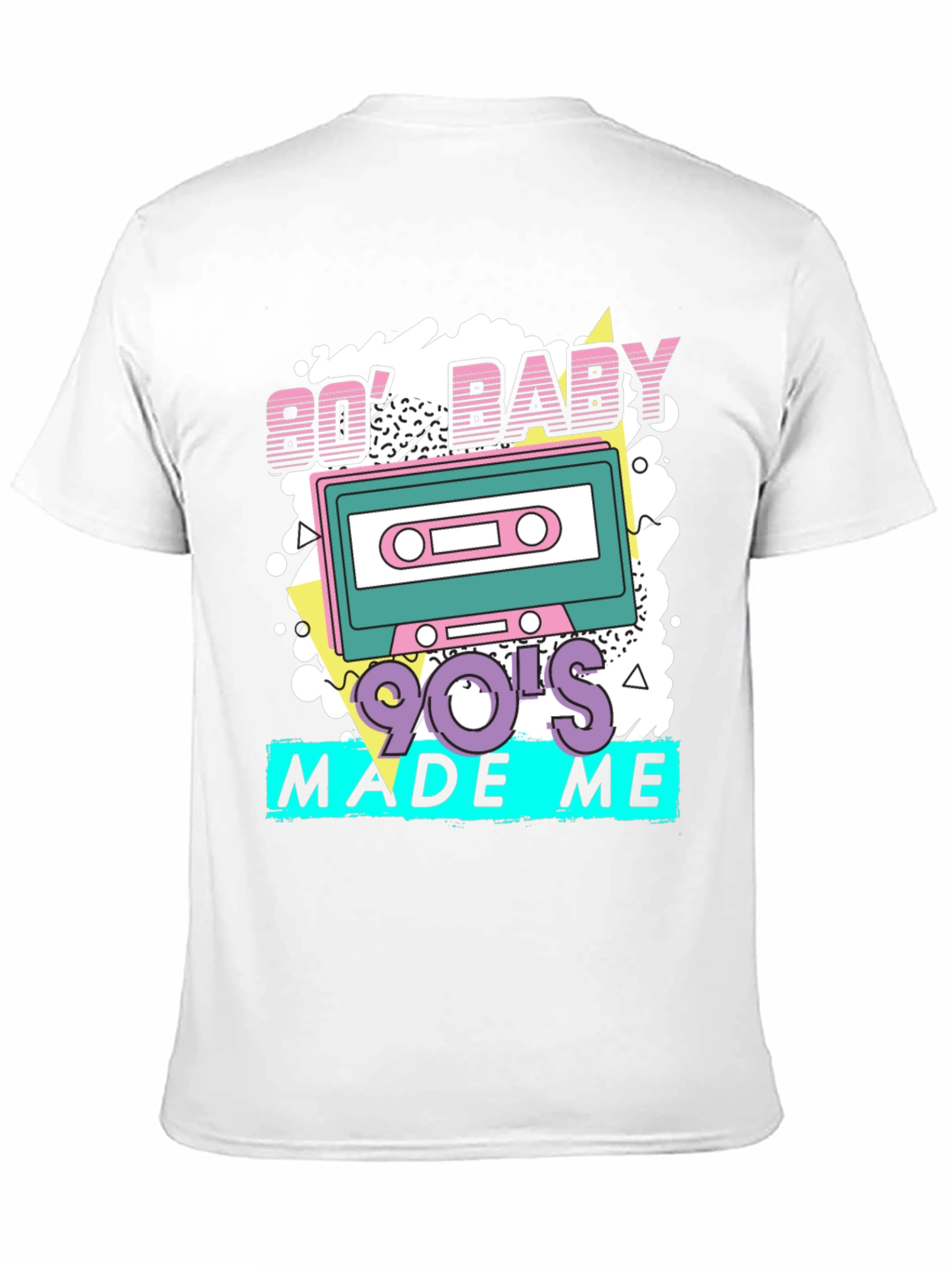 Retro 80s Baby 90s Made Me T-Shirt