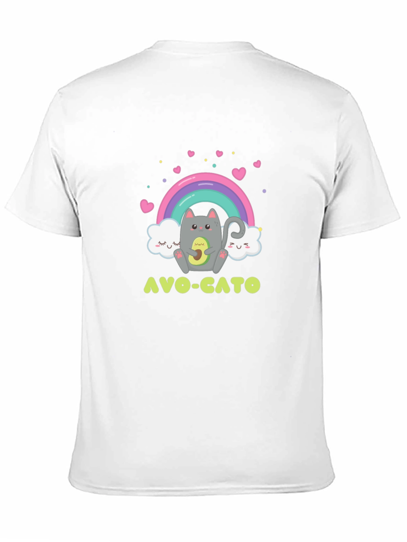 Avo-Cato Graphic Tee - Cute Avocado Cat T-Shirt