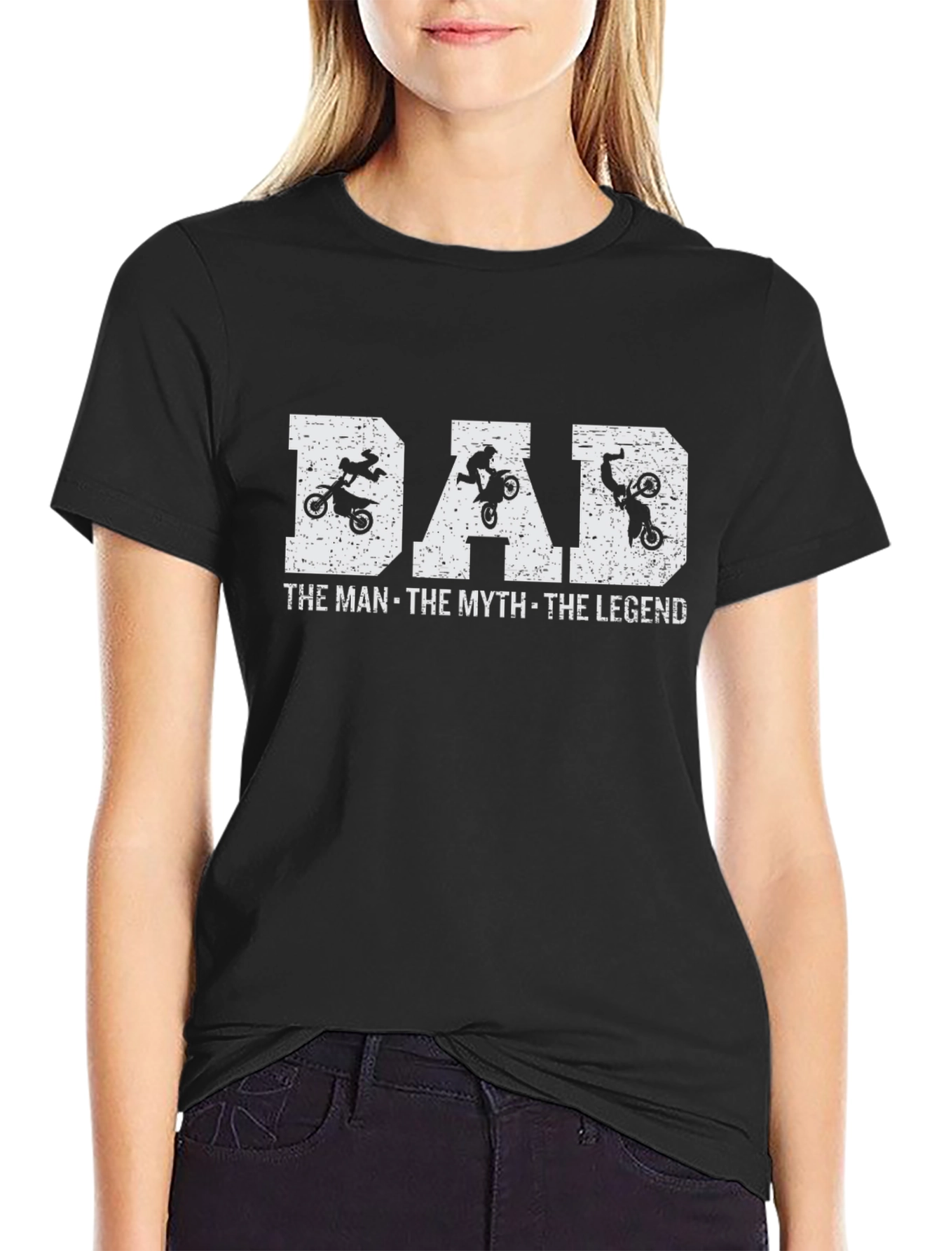 Dad Motocross T-Shirt: Man Myth Legend