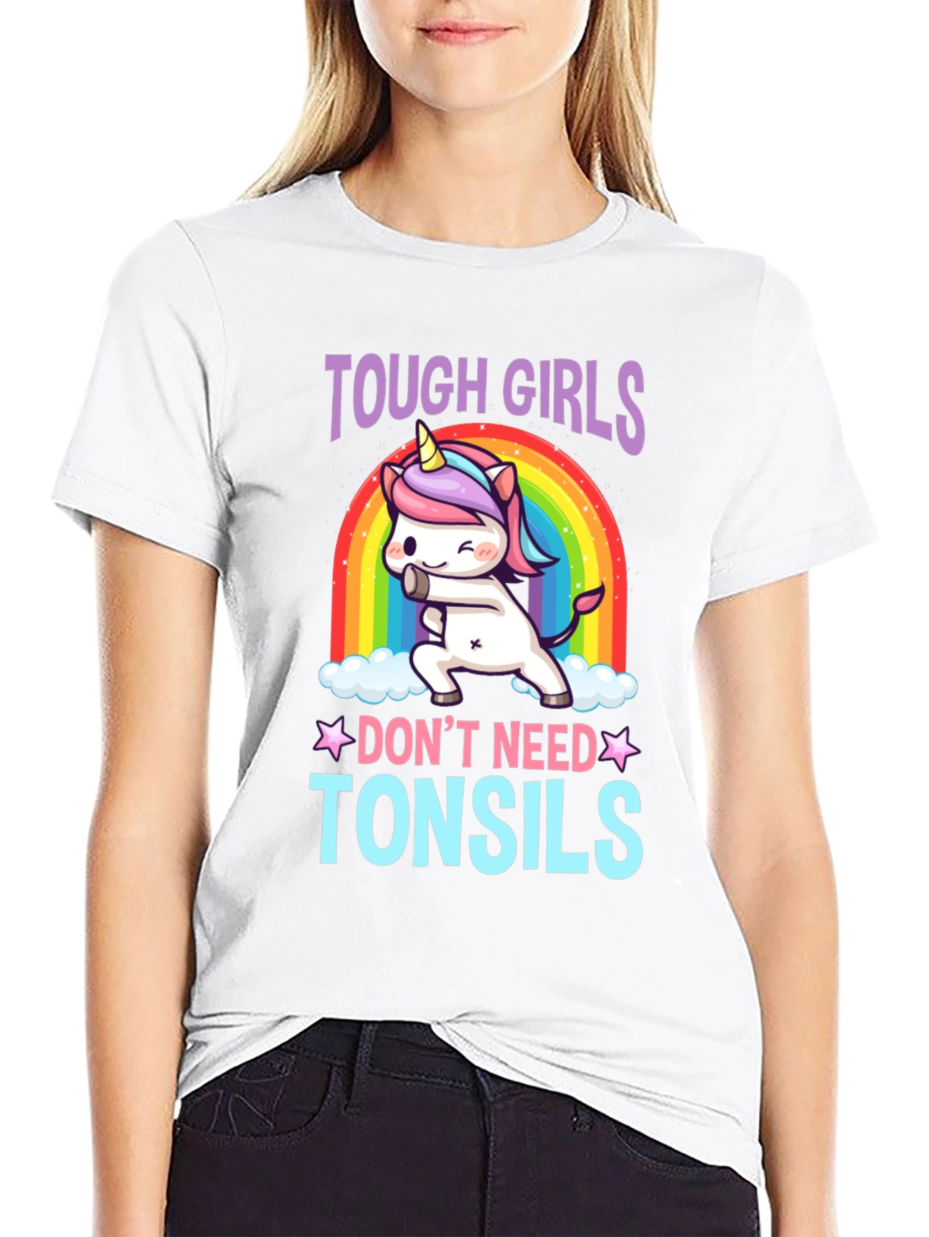 Tough Girls Dont Need Tonsils T-Shirt