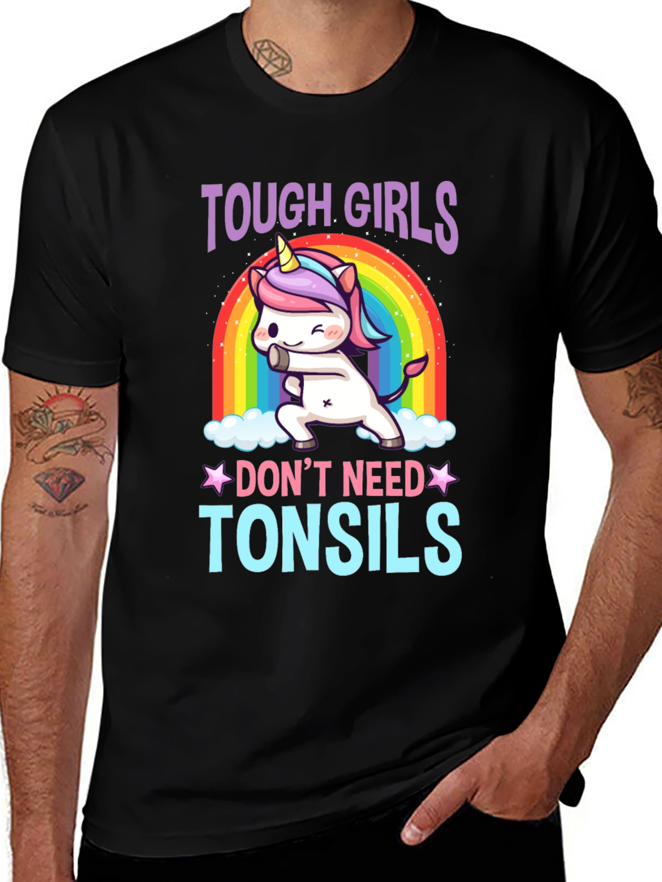 Tough Girls Dont Need Tonsils T-Shirt