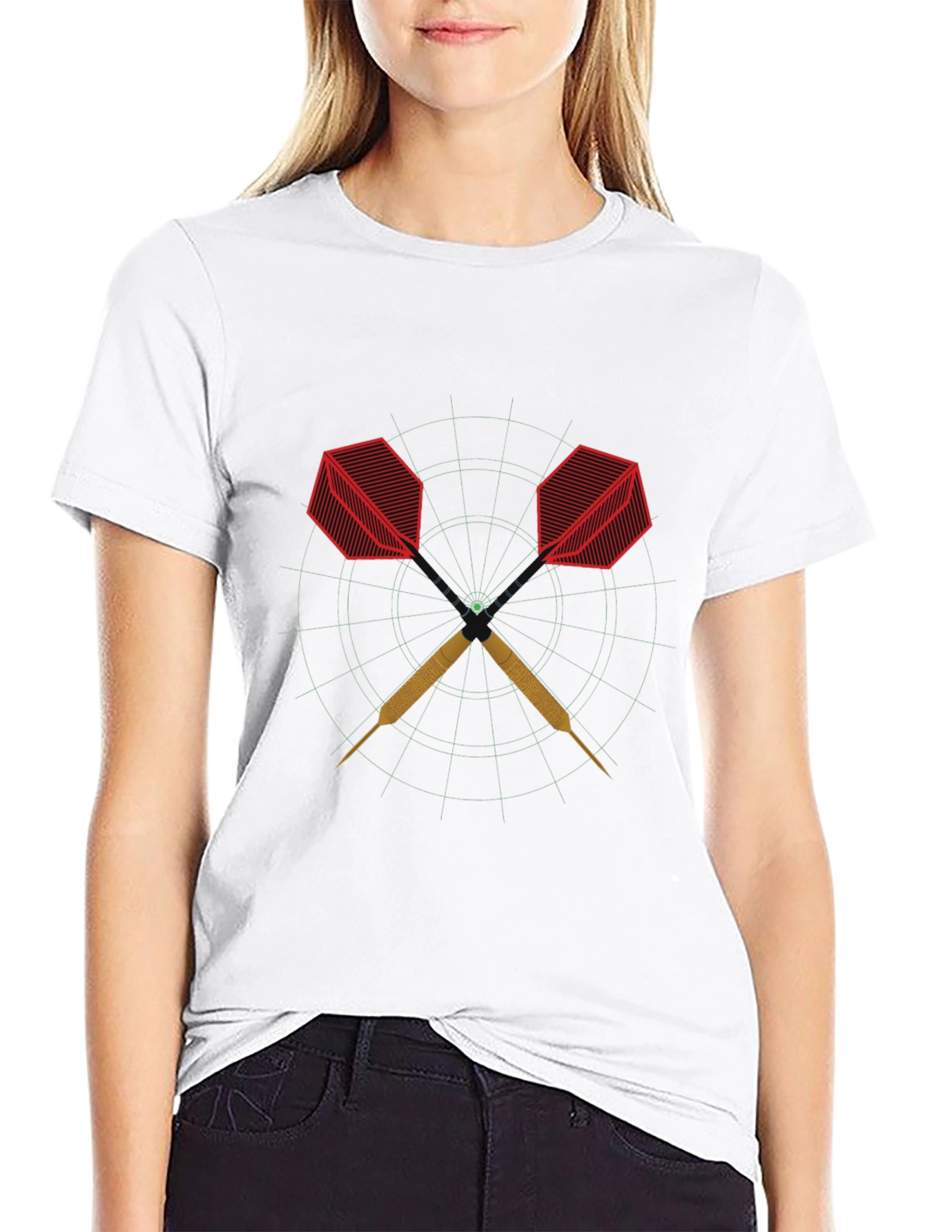 Darts Graphic Tee - Stylish and Unique Dartboard Design