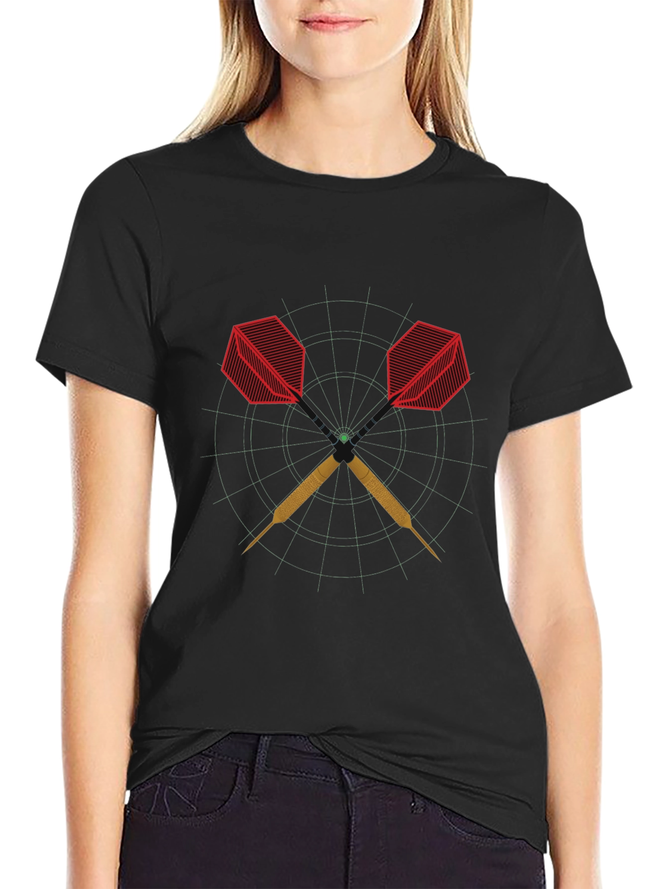Darts Graphic Tee - Stylish and Unique Dartboard Design