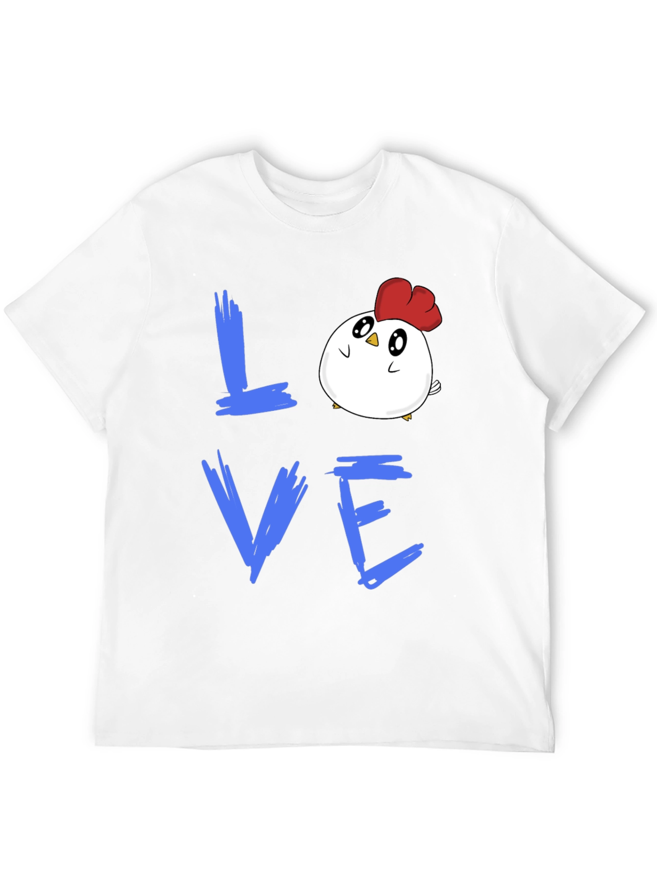 Love Chicken Graphic T-Shirt - Black