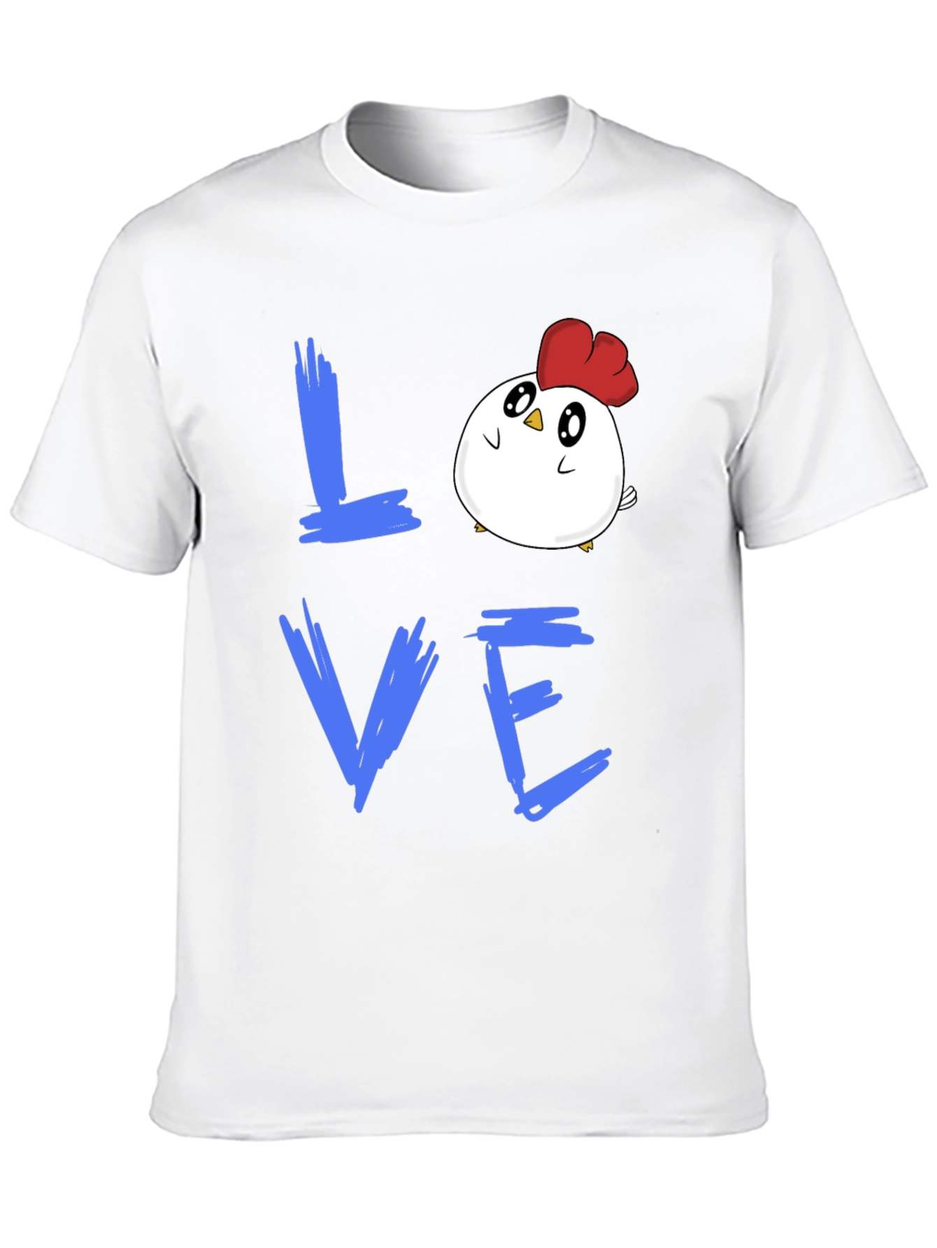 Love Chicken Graphic T-Shirt - Black