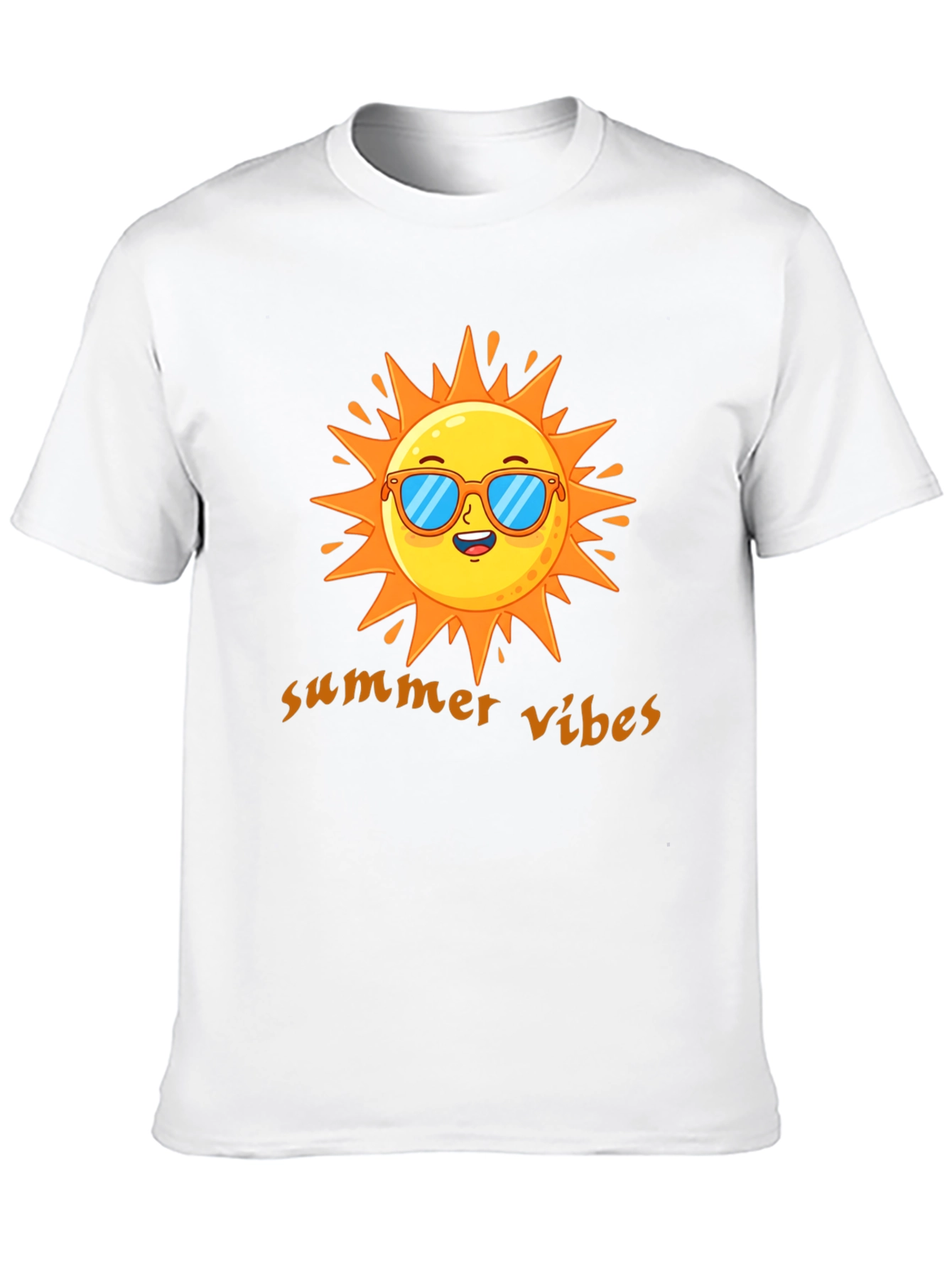 Summer Vibes Graphic Tee - Cool Sun Design