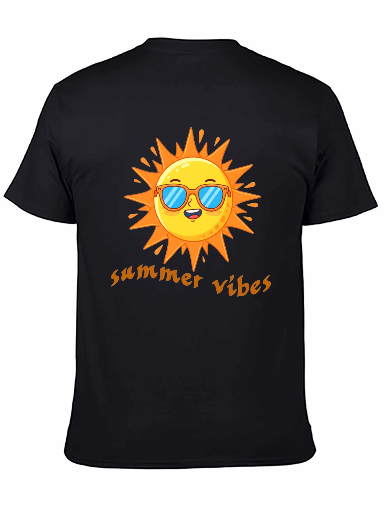 Summer Vibes Graphic Tee - Cool Sun Design
