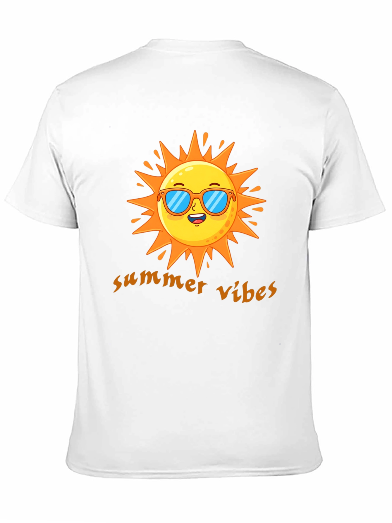 Summer Vibes Graphic Tee - Cool Sun Design