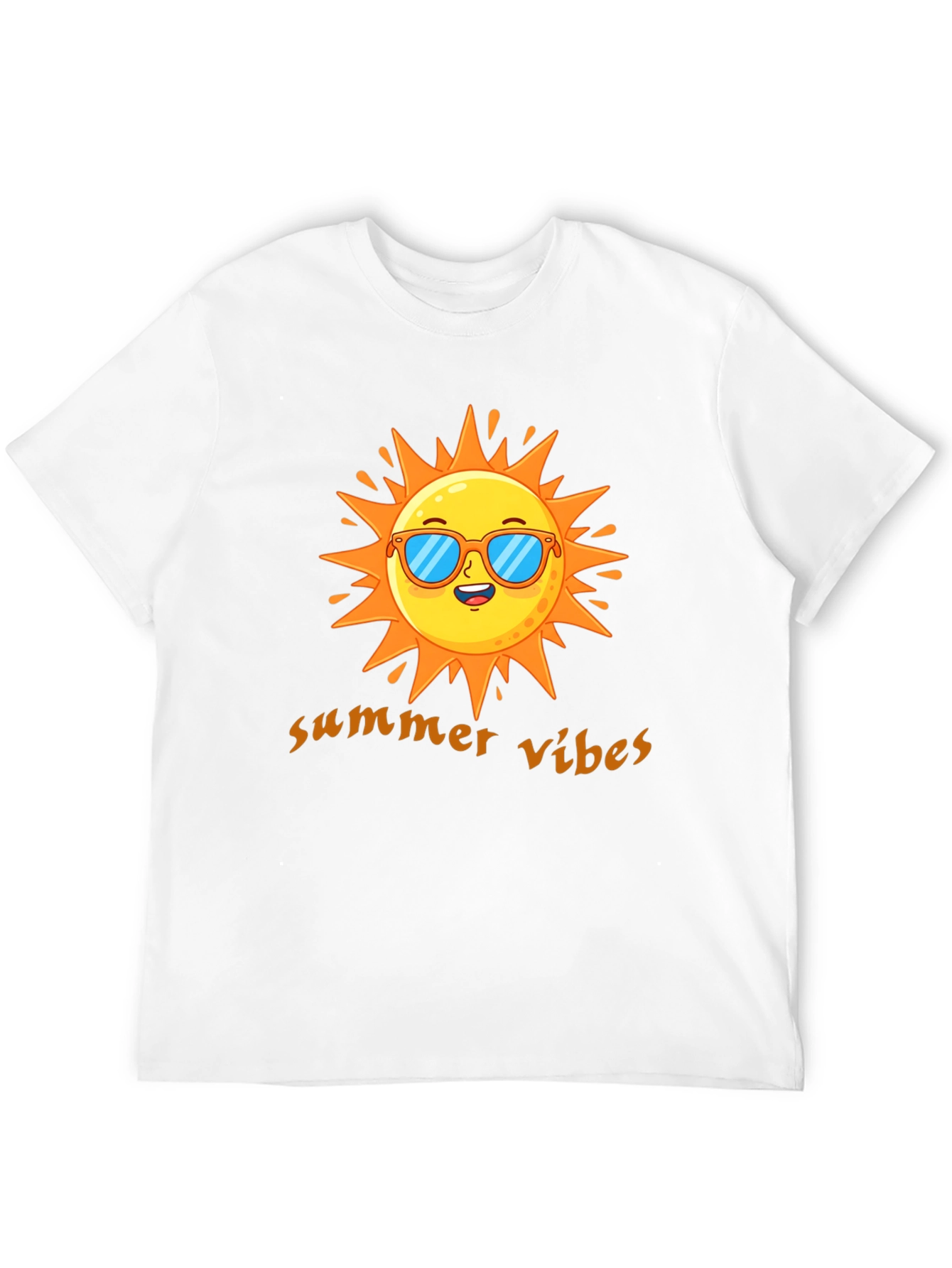 Summer Vibes Graphic Tee - Cool Sun Design