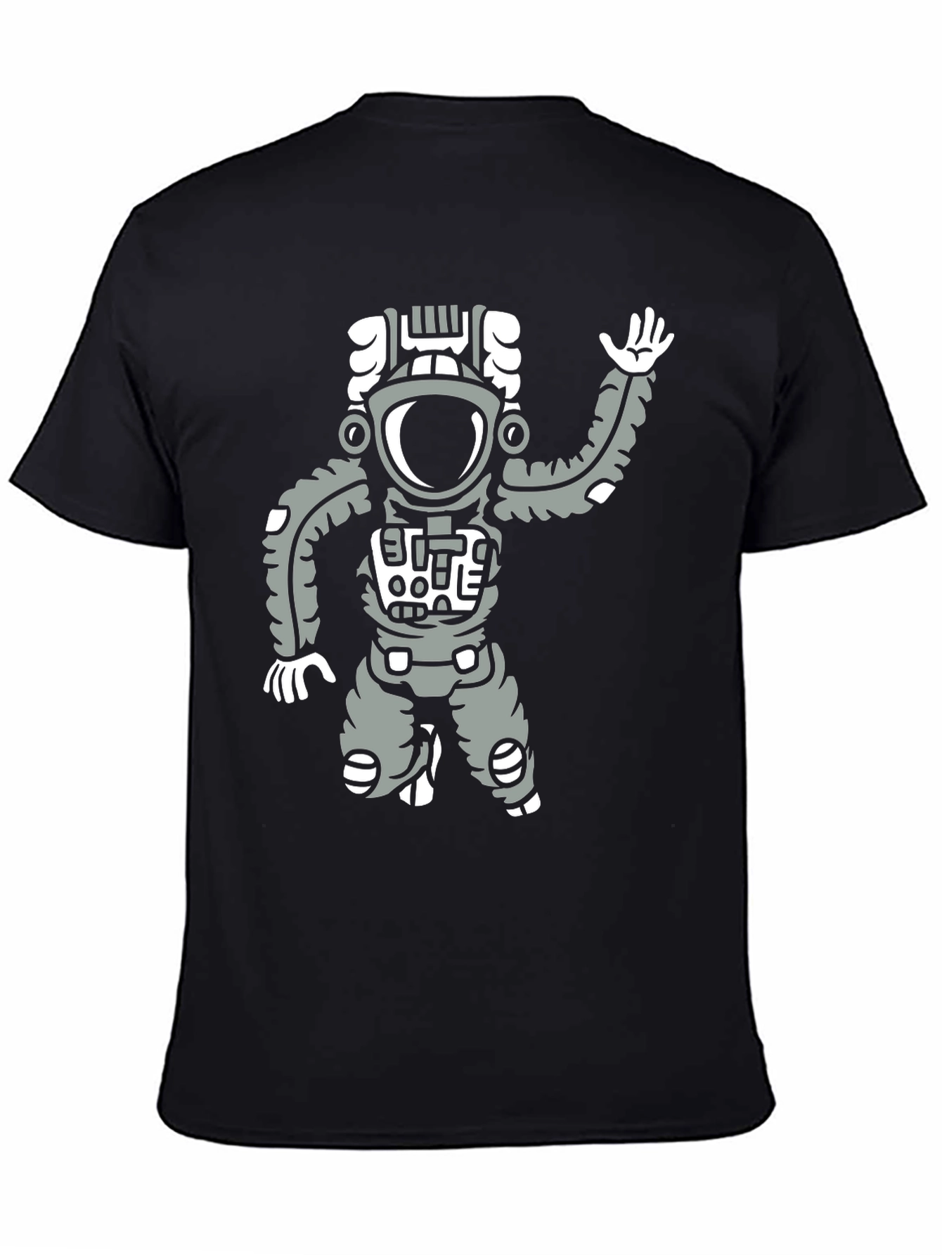 Astronaut Graphic Black T-Shirt