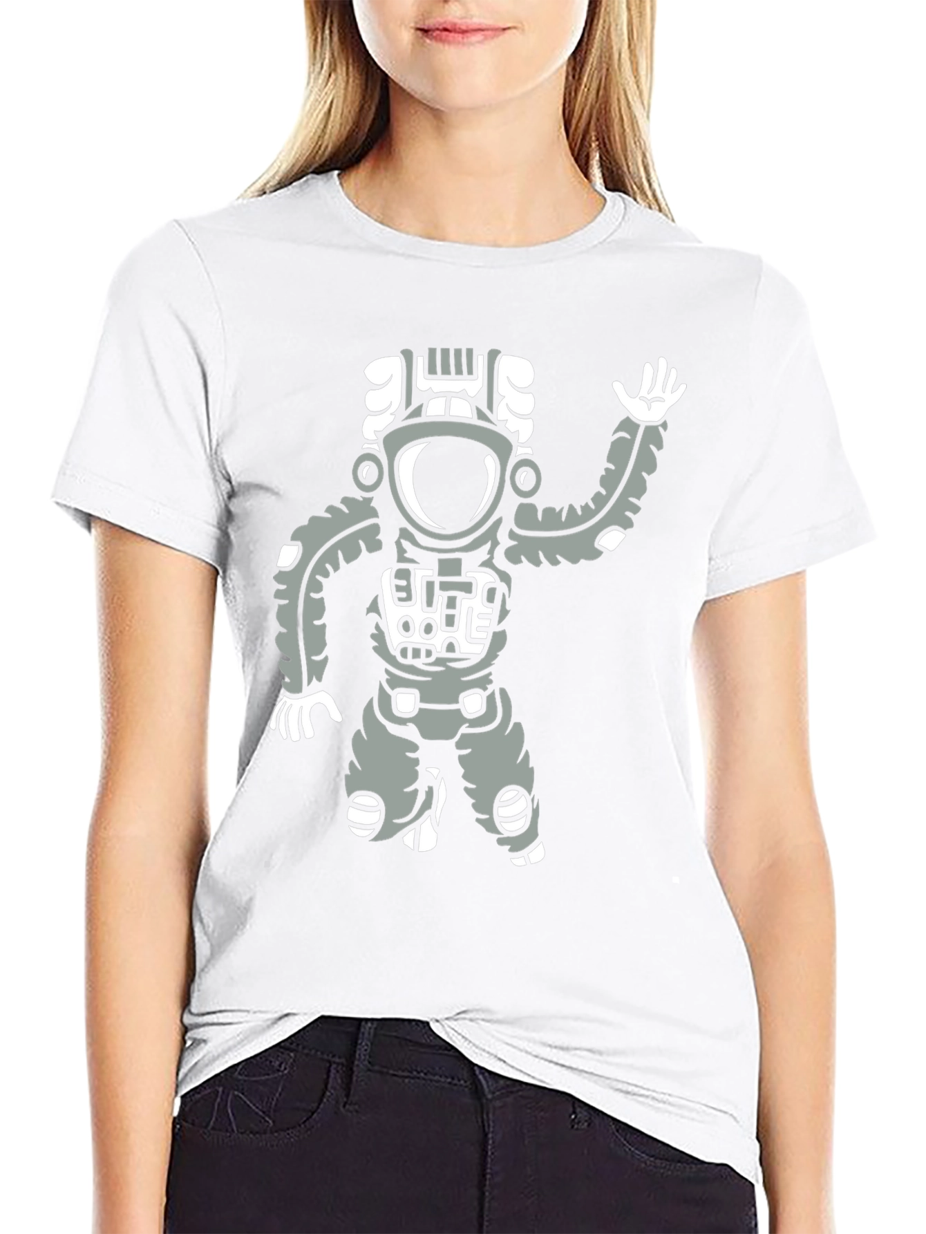 Astronaut Graphic Black T-Shirt