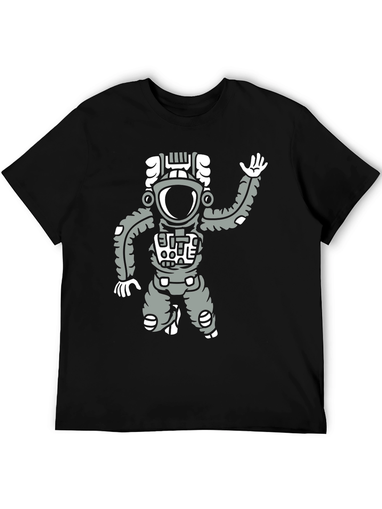 Astronaut Graphic Black T-Shirt