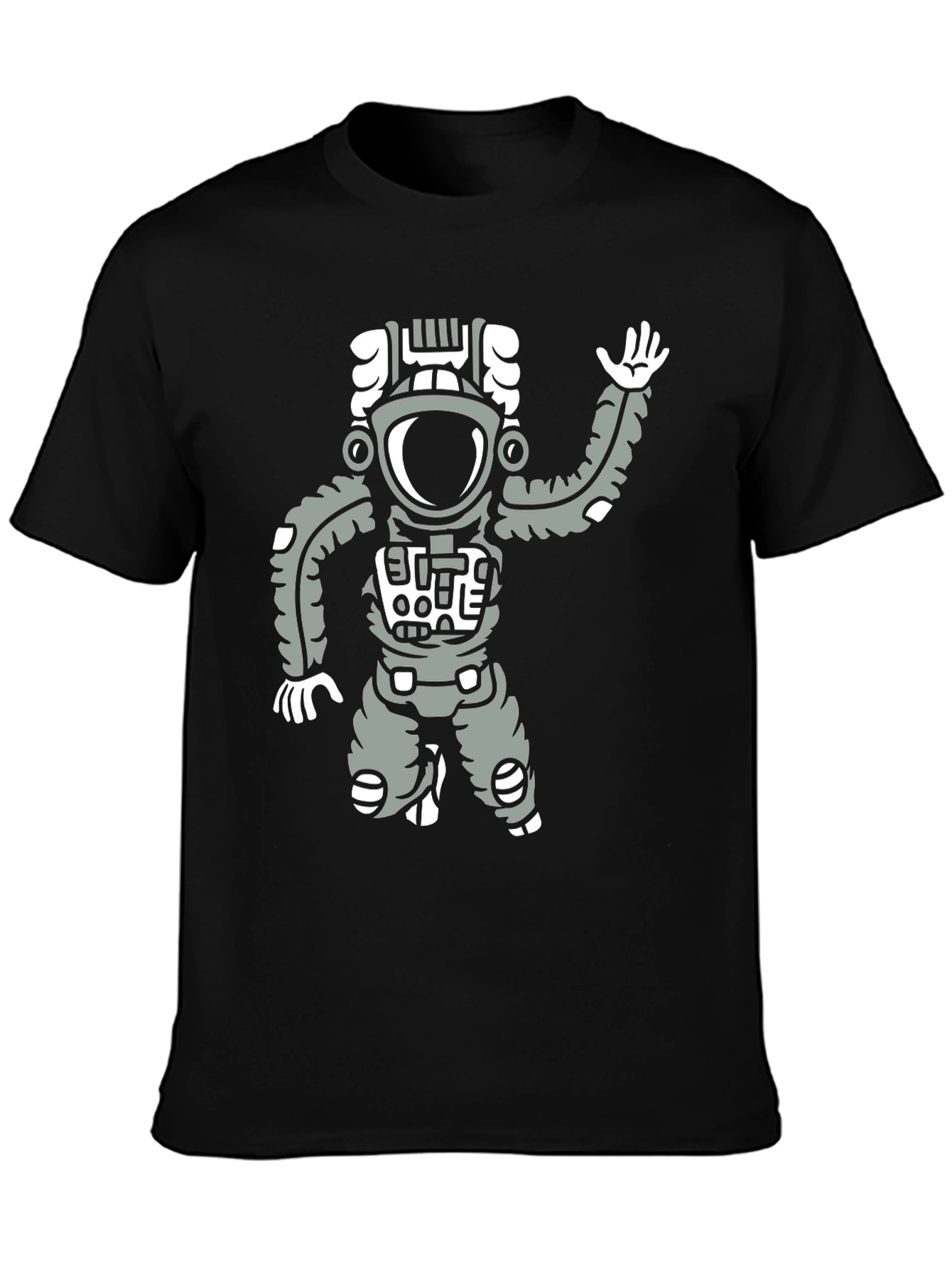 Astronaut Graphic Black T-Shirt