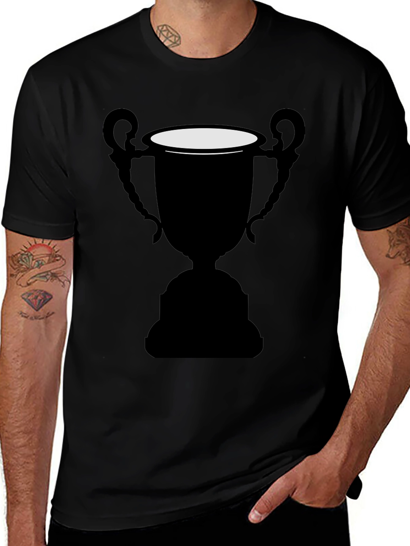 Trophy Graphic Tee - Celebrate Your Victories!