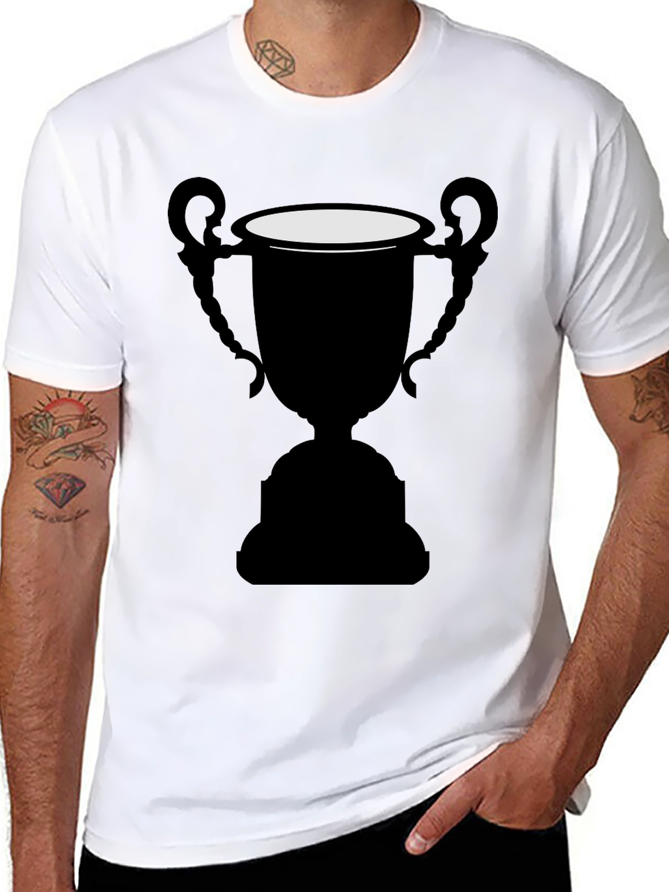 Trophy Graphic Tee - Celebrate Your Victories!