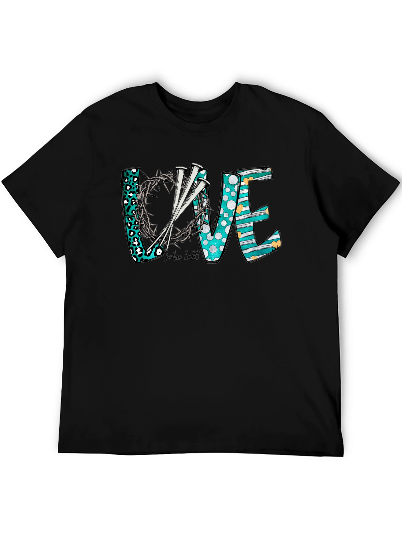 Love Christian T-Shirt: Crown of Thorns Nails