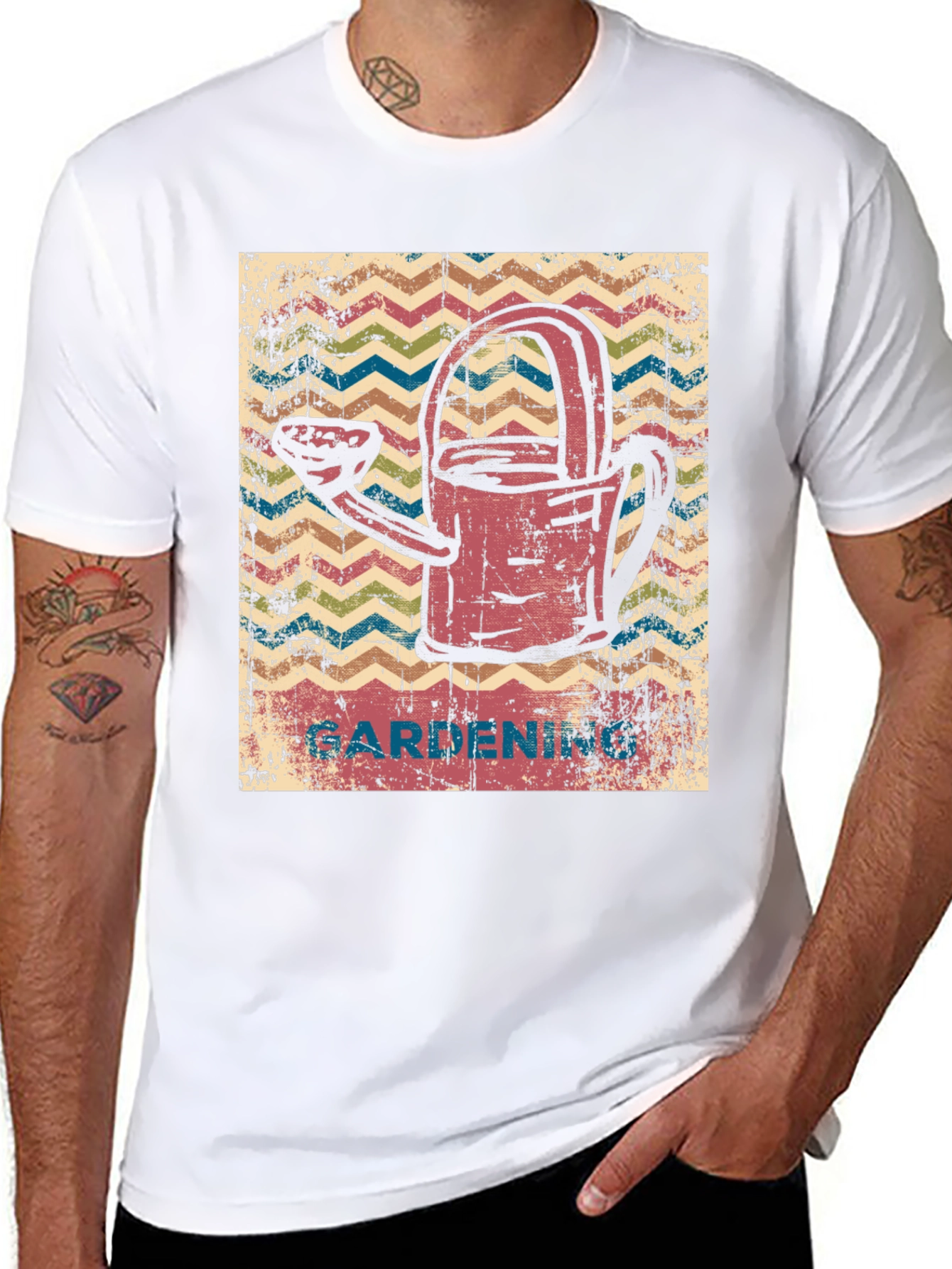 Gardening Retro Style Graphic T-Shirt